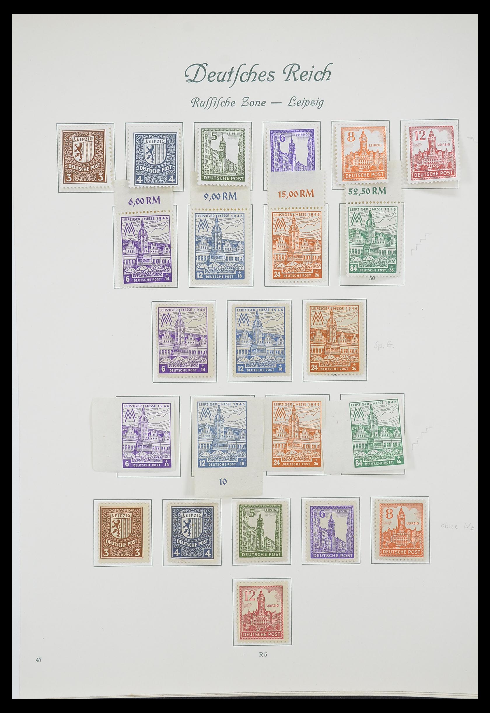 33361 038 - Stamp collection 33361 Germany 1945-1955.