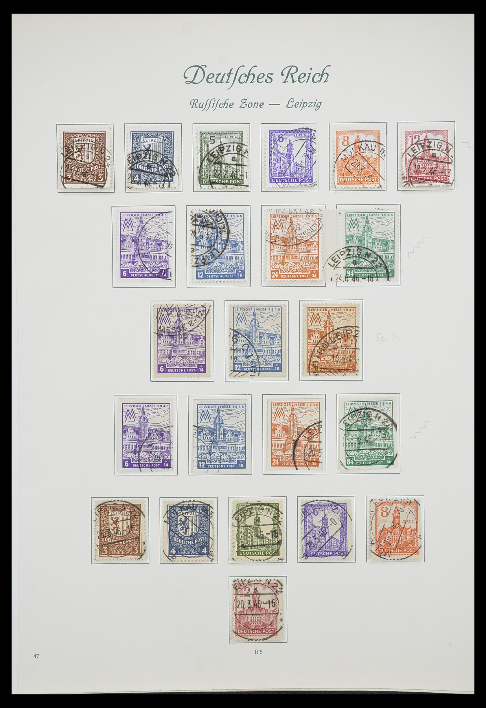33361 039 - Stamp collection 33361 Germany 1945-1955.