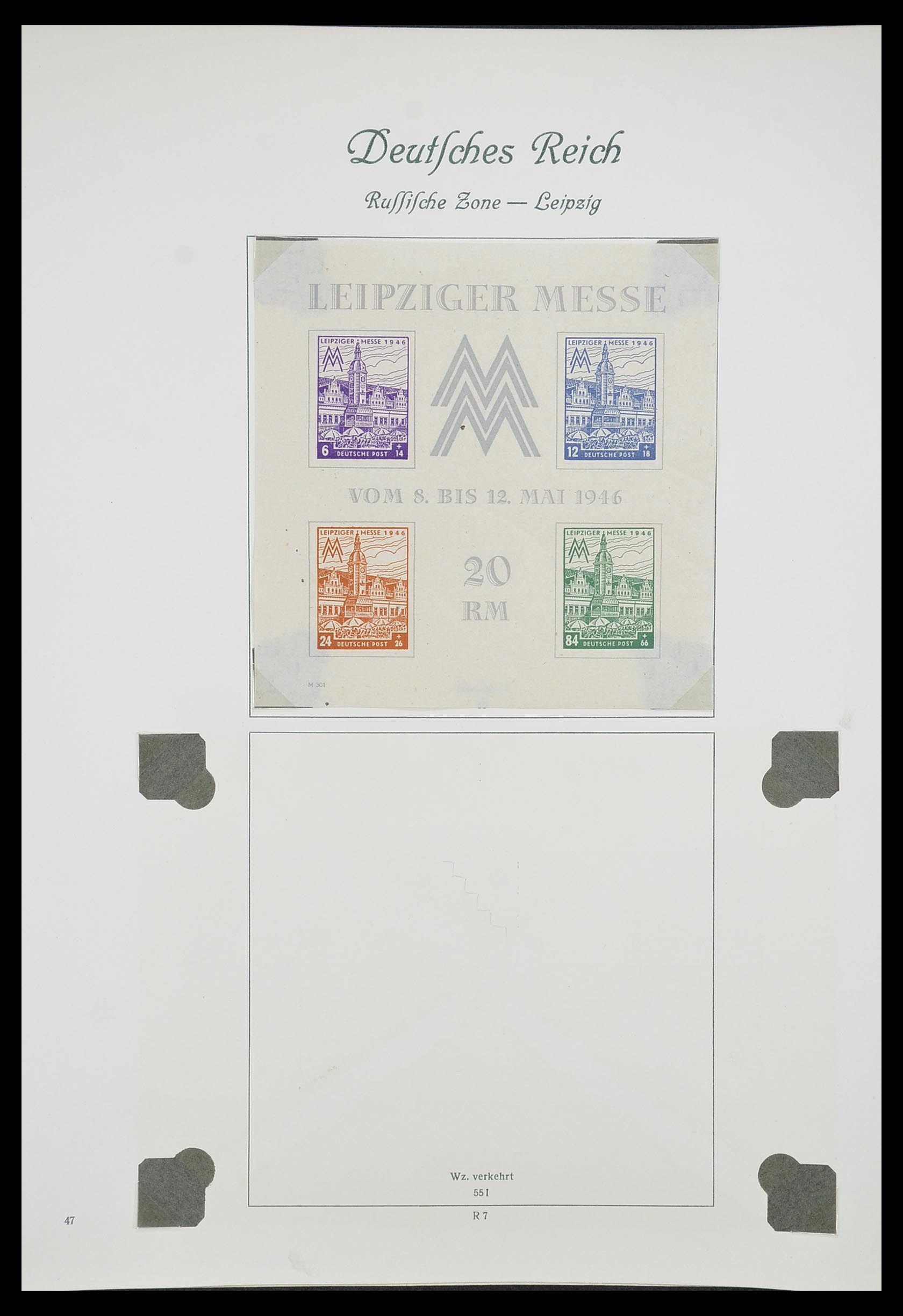 33361 042 - Postzegelverzameling 33361 Duitsland 1945-1955.