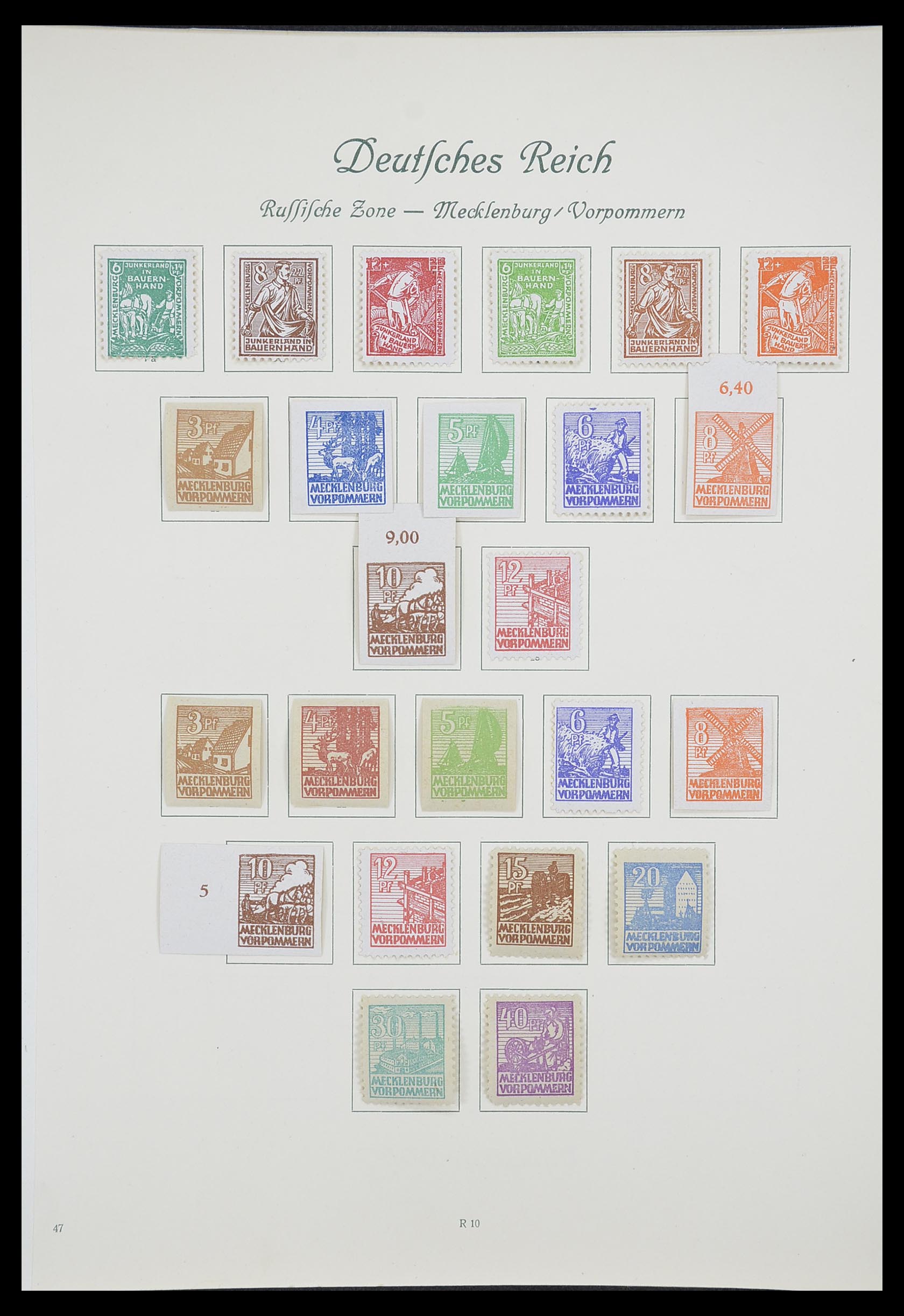 33361 045 - Stamp collection 33361 Germany 1945-1955.