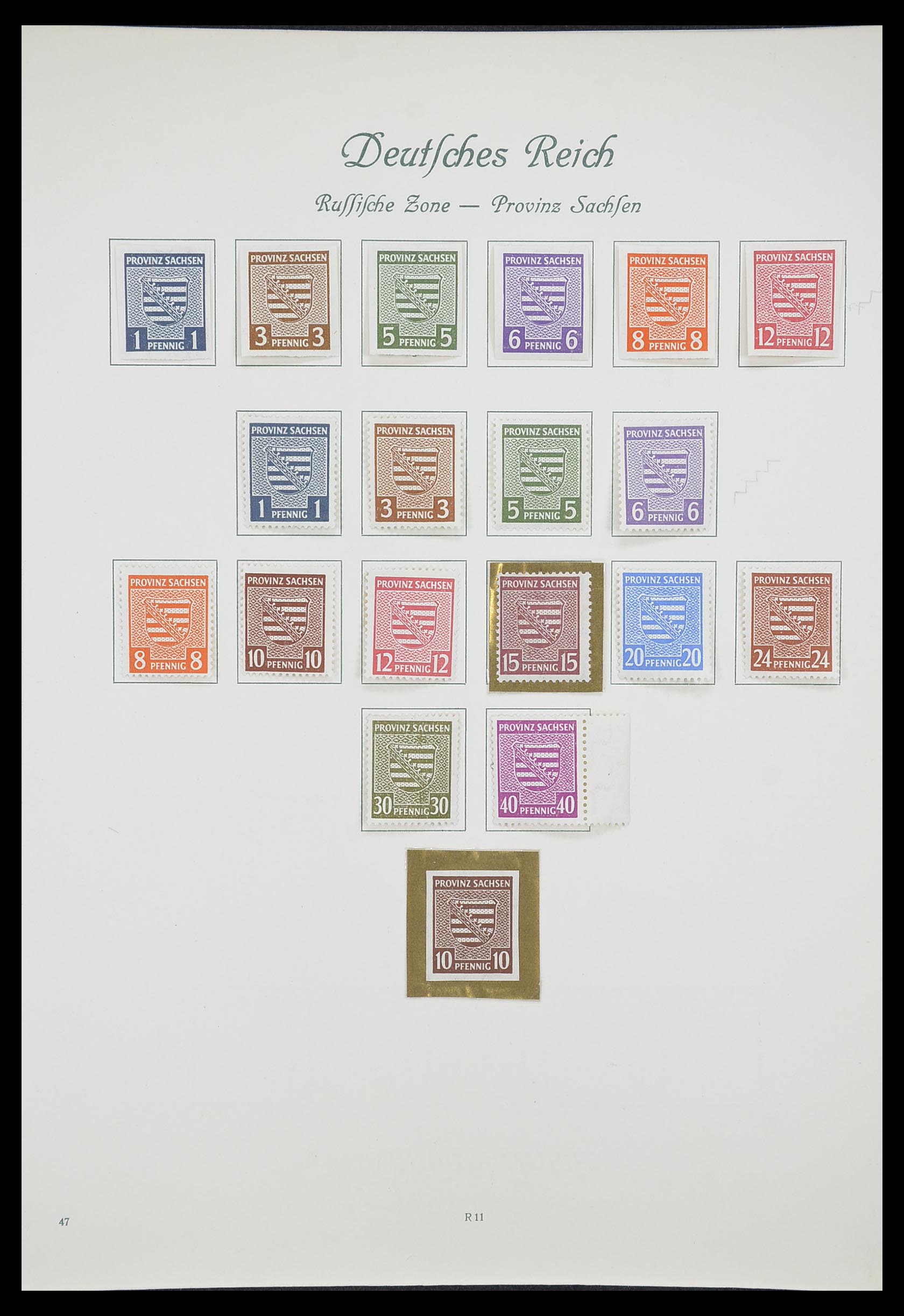33361 046 - Stamp collection 33361 Germany 1945-1955.