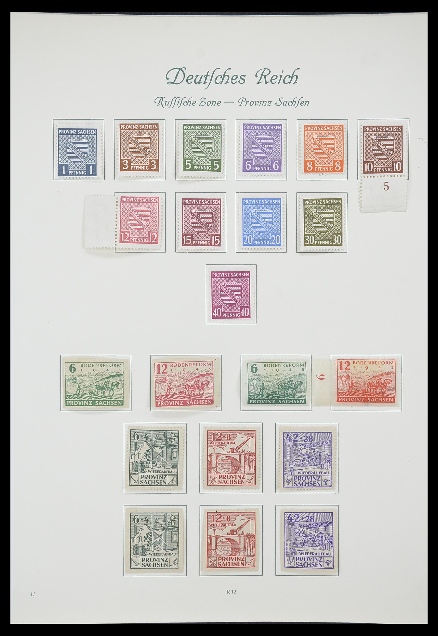 33361 048 - Stamp collection 33361 Germany 1945-1955.