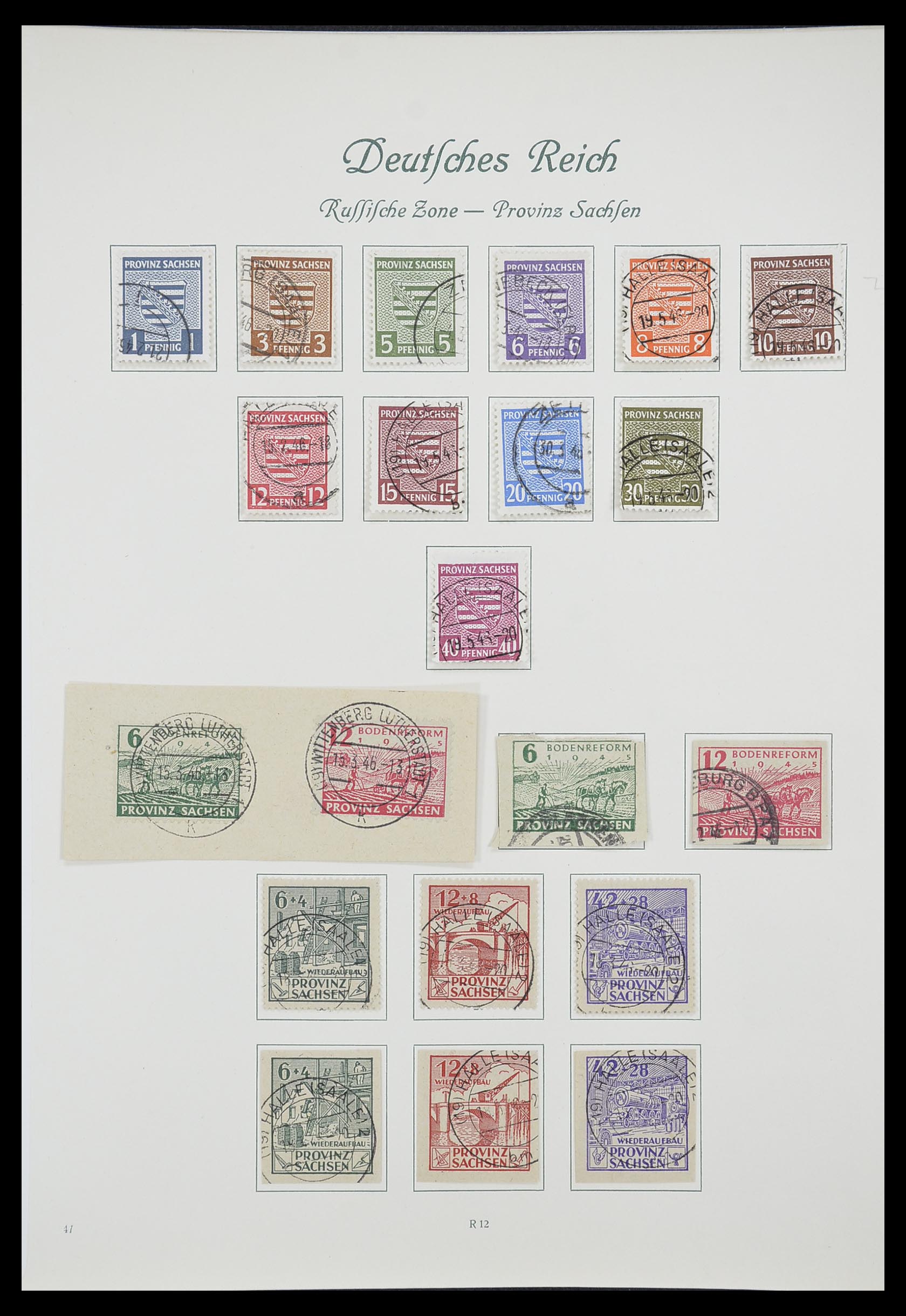 33361 049 - Stamp collection 33361 Germany 1945-1955.