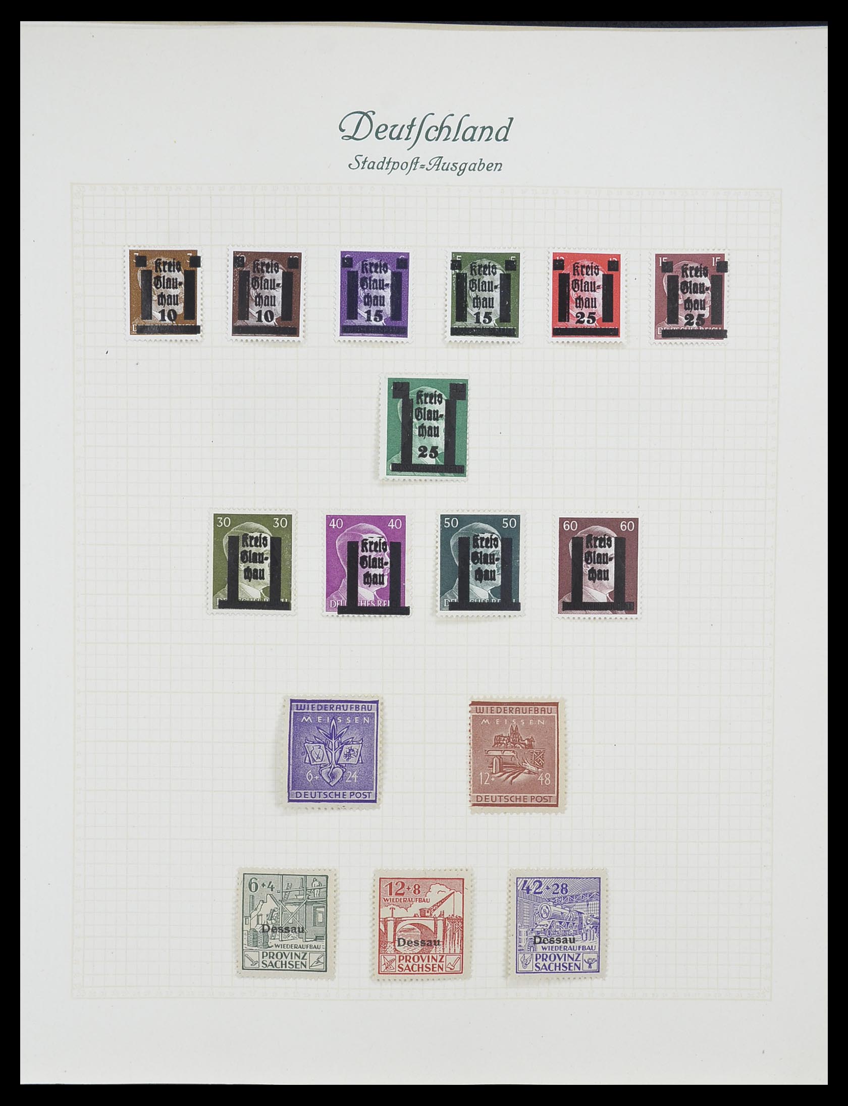 33361 059 - Stamp collection 33361 Germany 1945-1955.