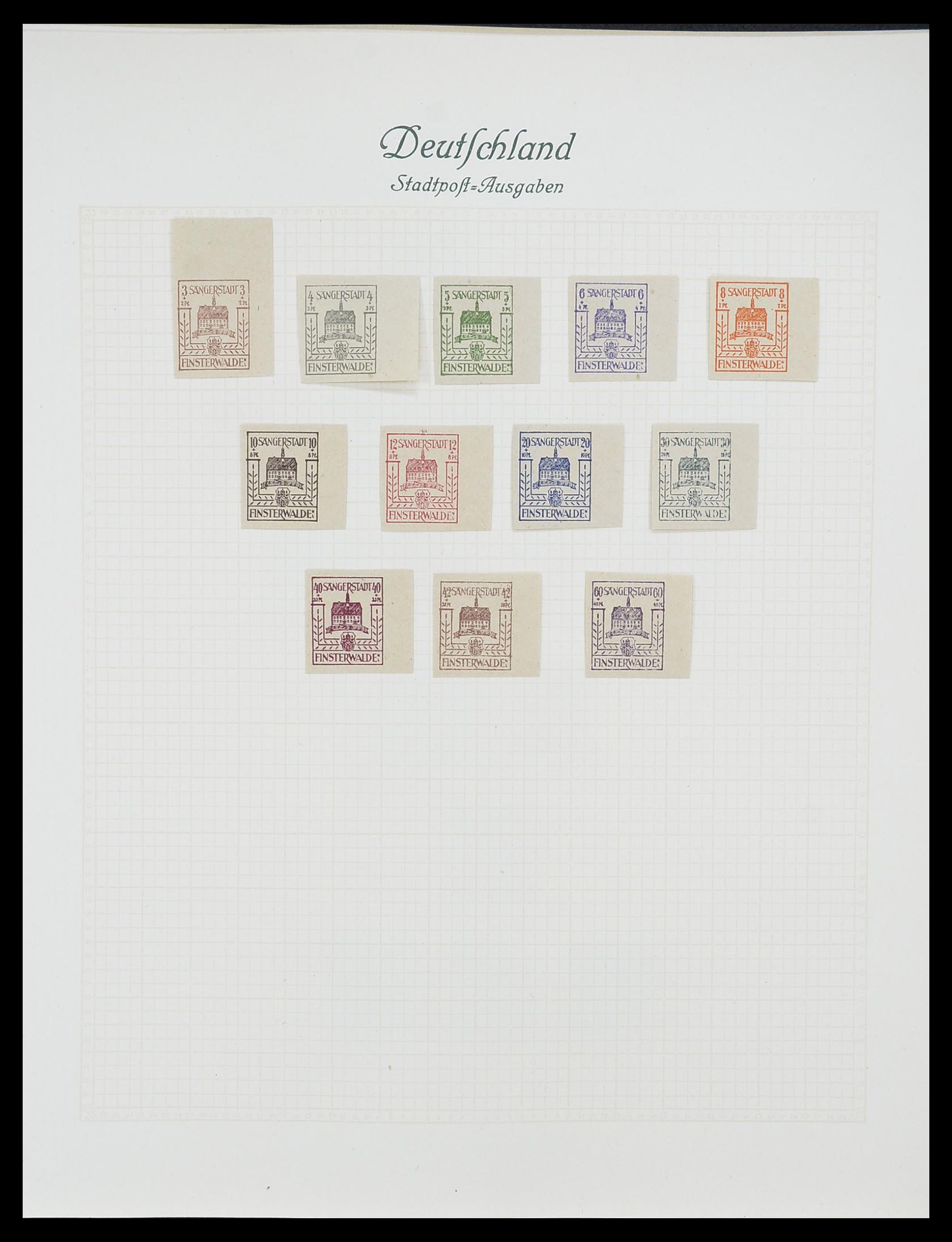 33361 060 - Postzegelverzameling 33361 Duitsland 1945-1955.