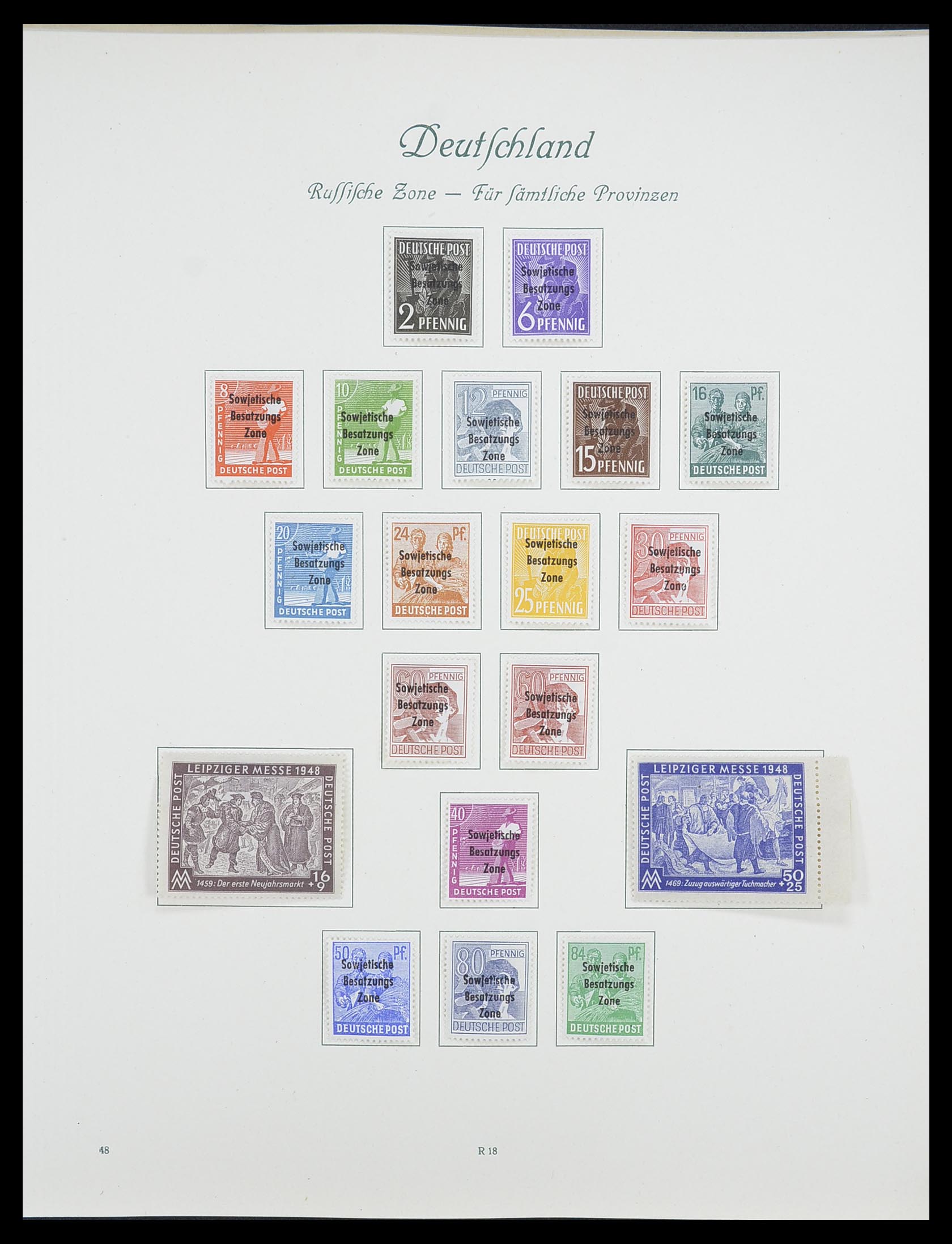 33361 063 - Postzegelverzameling 33361 Duitsland 1945-1955.
