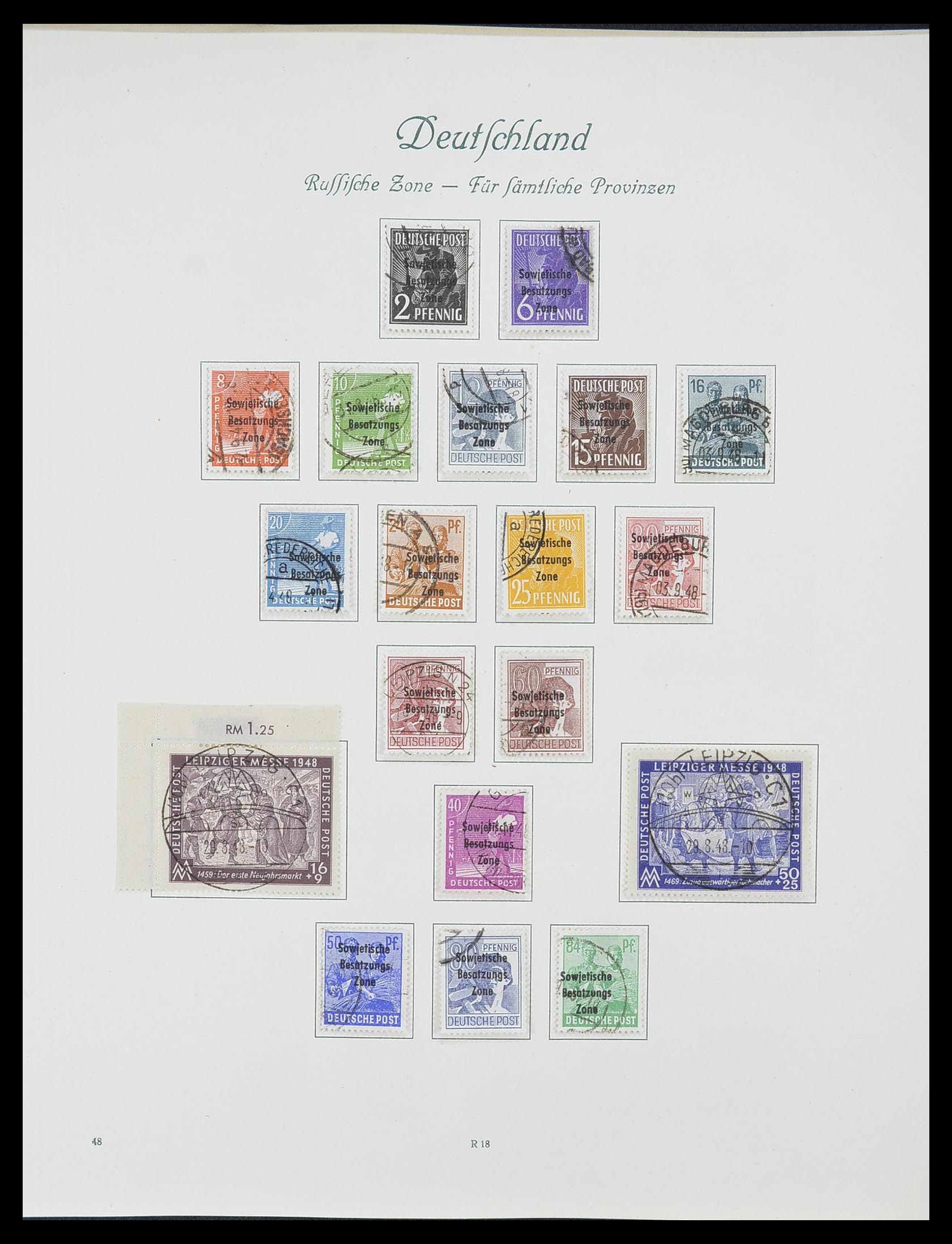 33361 064 - Postzegelverzameling 33361 Duitsland 1945-1955.