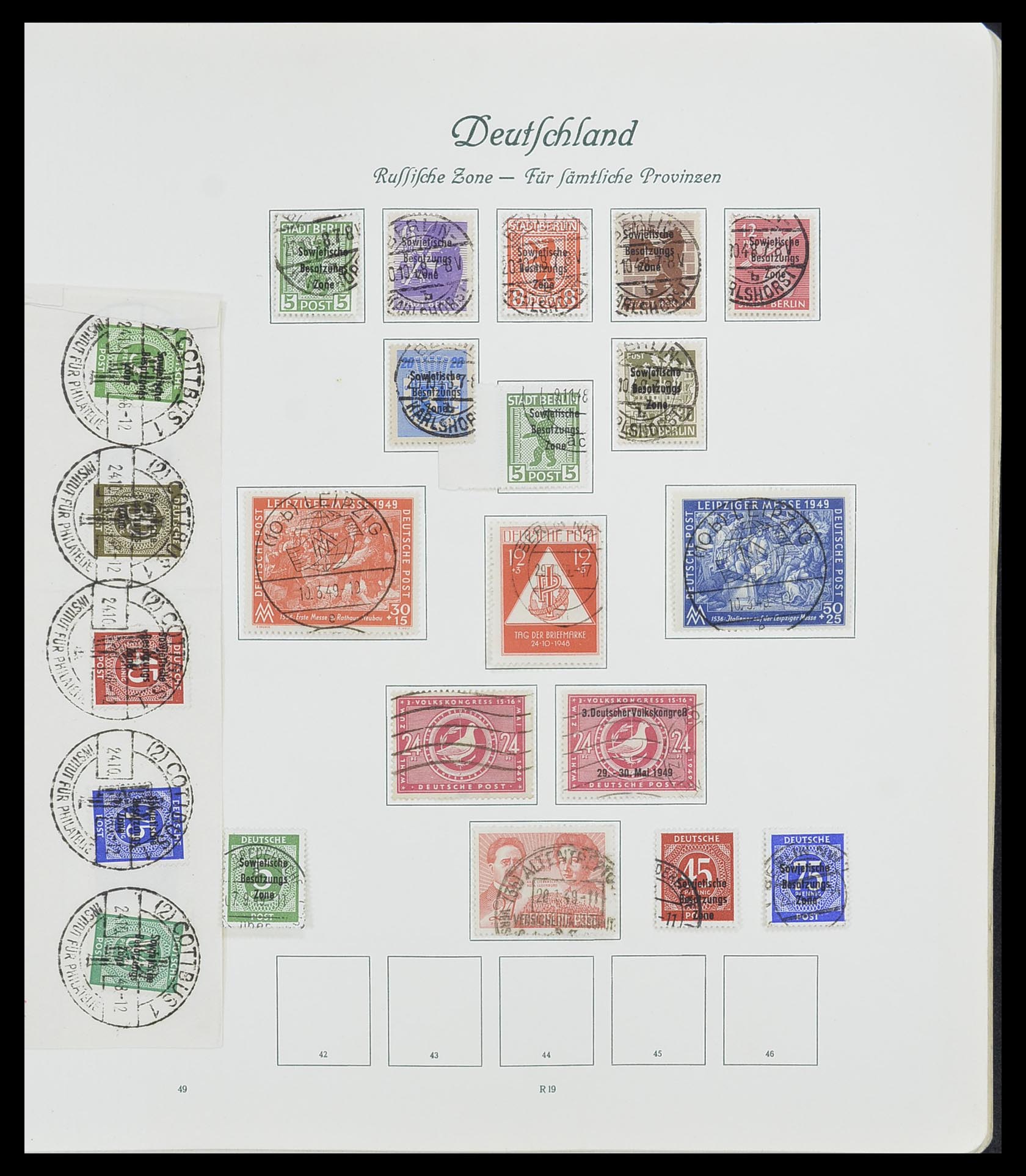 33361 067 - Postzegelverzameling 33361 Duitsland 1945-1955.