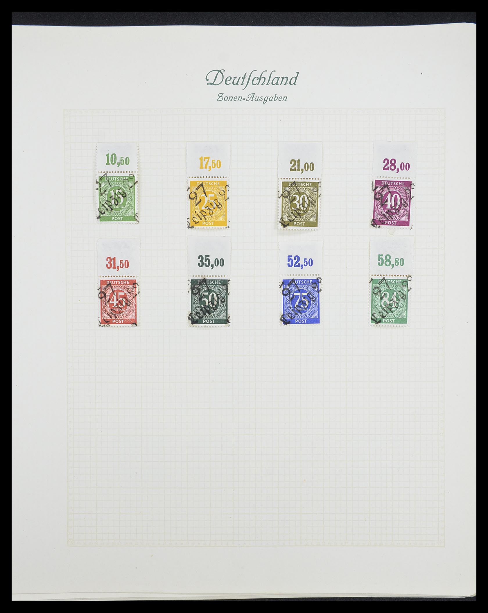 33361 070 - Postzegelverzameling 33361 Duitsland 1945-1955.