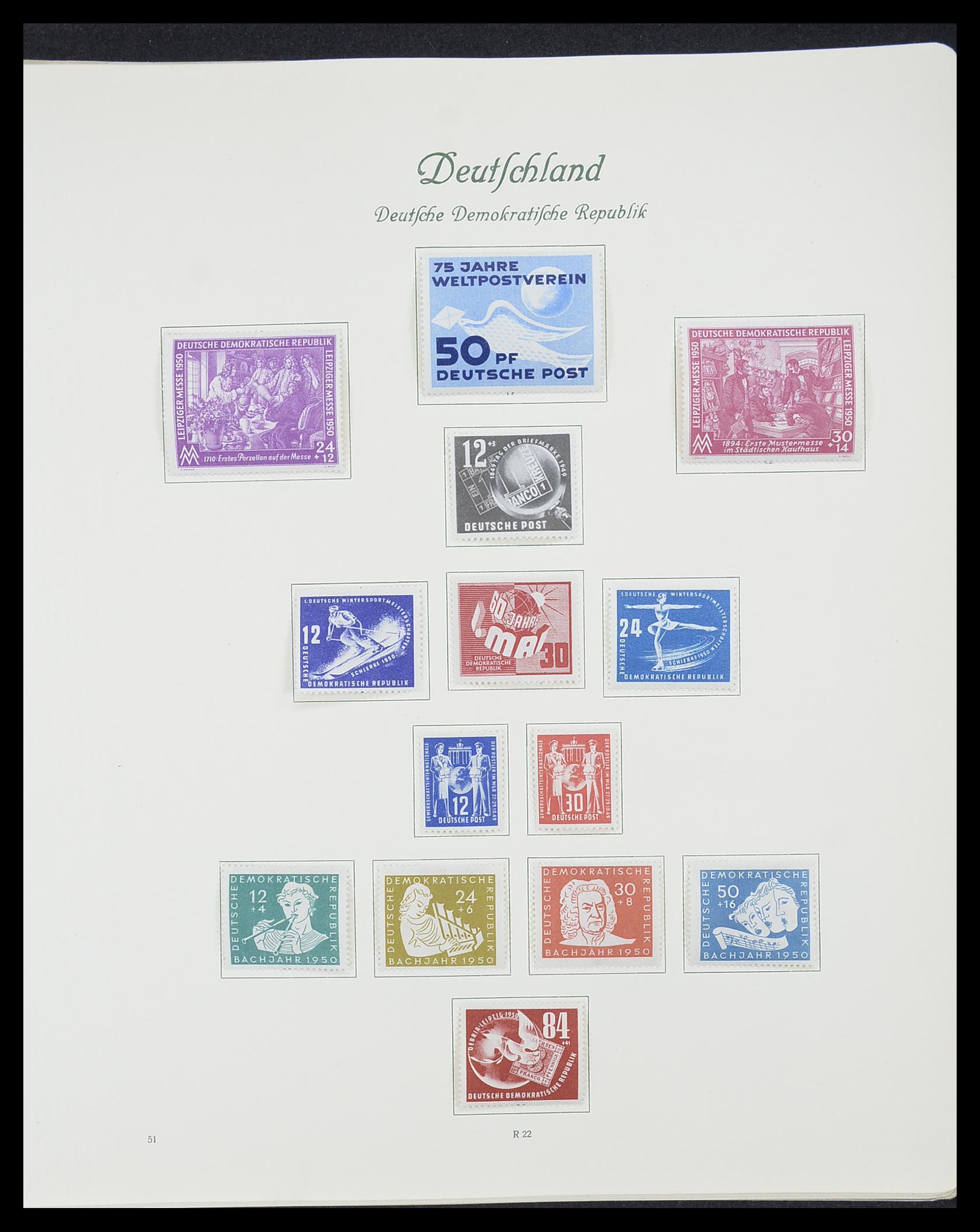 33361 071 - Postzegelverzameling 33361 Duitsland 1945-1955.