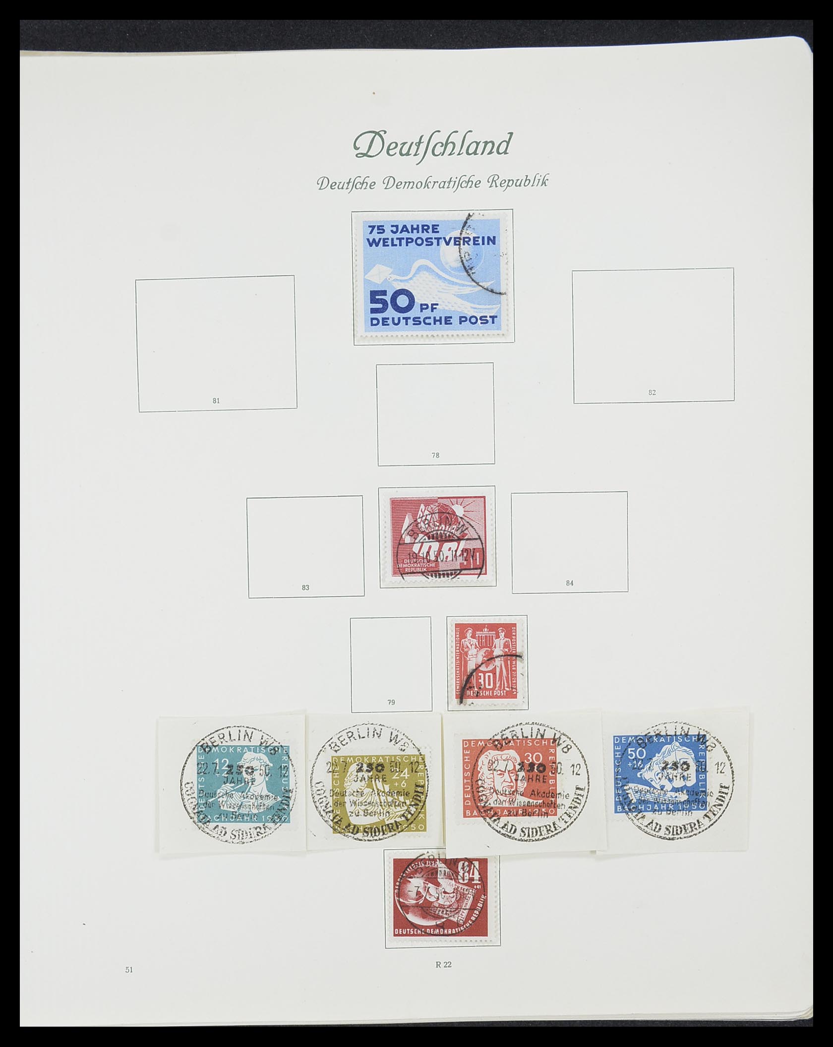 33361 072 - Postzegelverzameling 33361 Duitsland 1945-1955.
