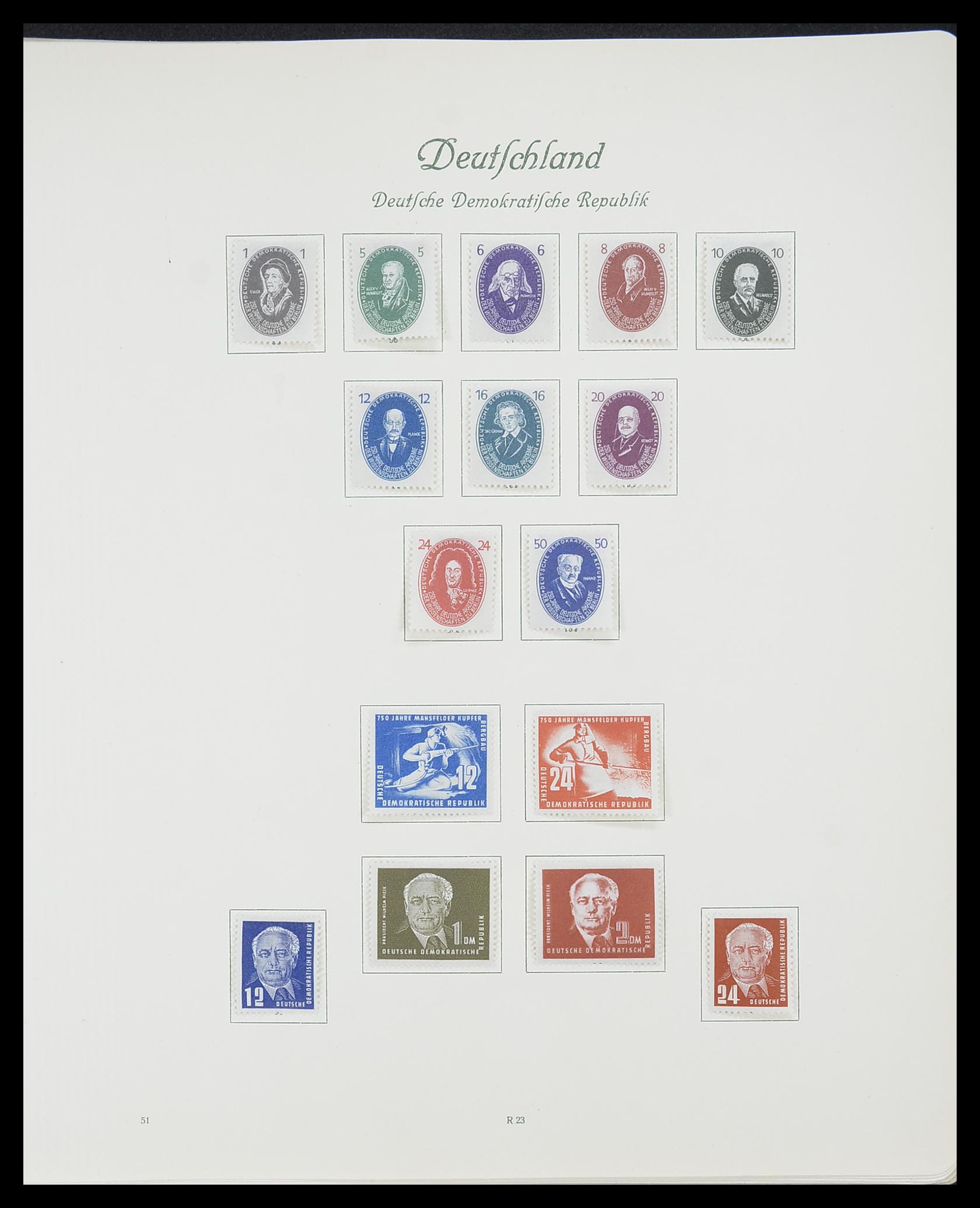 33361 073 - Postzegelverzameling 33361 Duitsland 1945-1955.