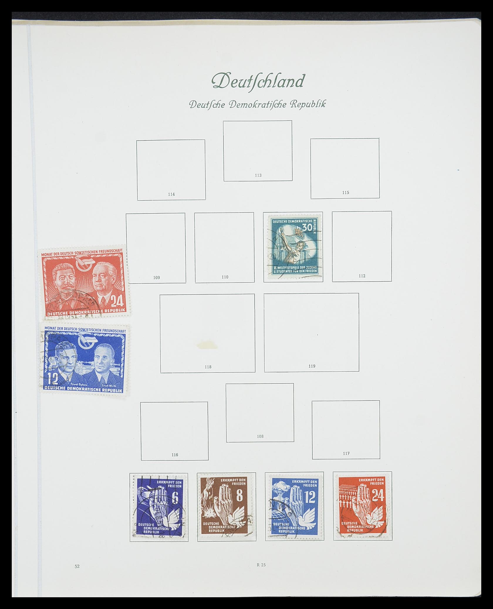 33361 078 - Postzegelverzameling 33361 Duitsland 1945-1955.