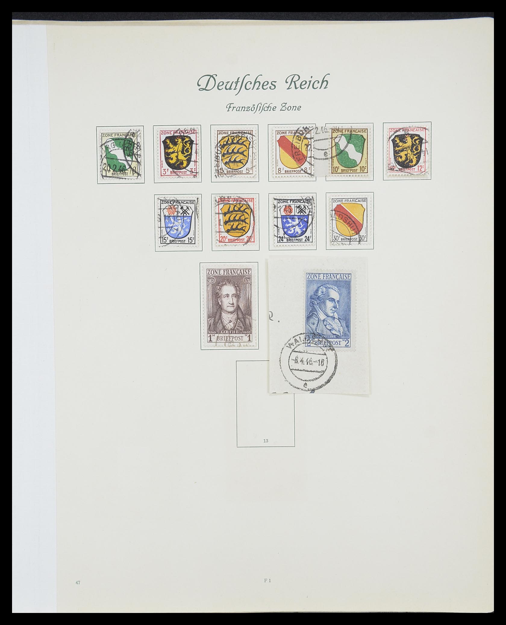 33361 079 - Postzegelverzameling 33361 Duitsland 1945-1955.