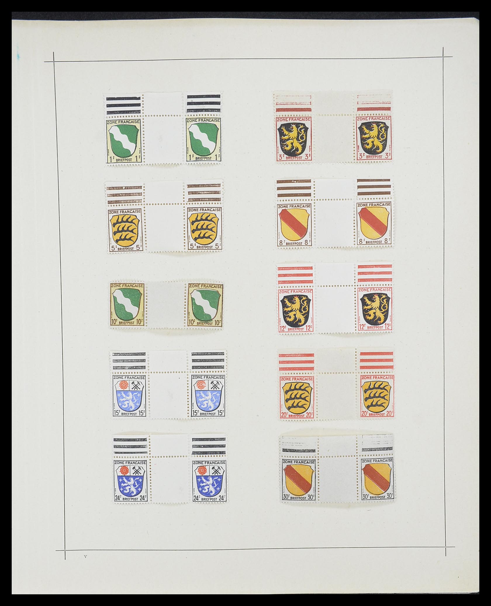 33361 081 - Postzegelverzameling 33361 Duitsland 1945-1955.