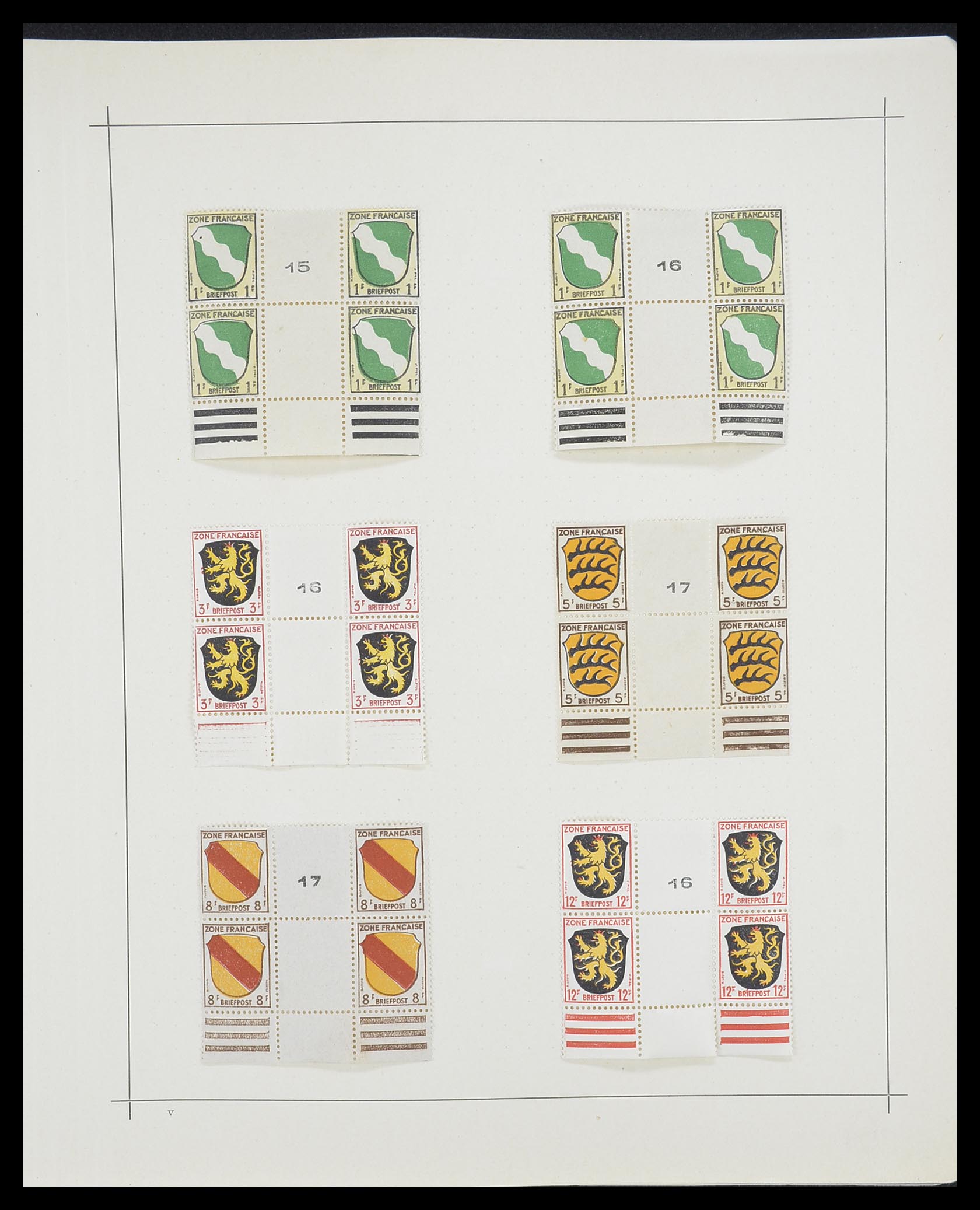 33361 082 - Postzegelverzameling 33361 Duitsland 1945-1955.