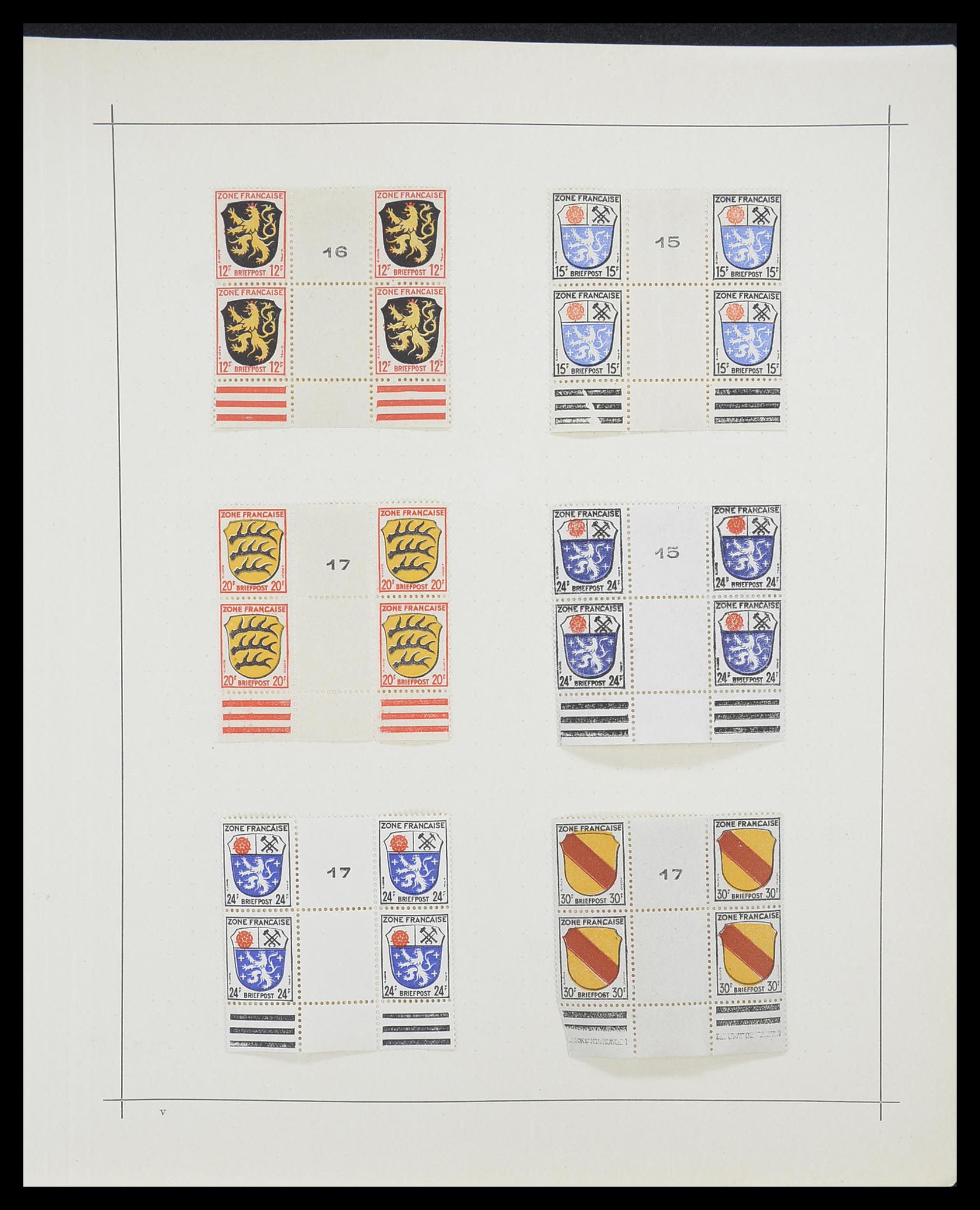 33361 083 - Postzegelverzameling 33361 Duitsland 1945-1955.