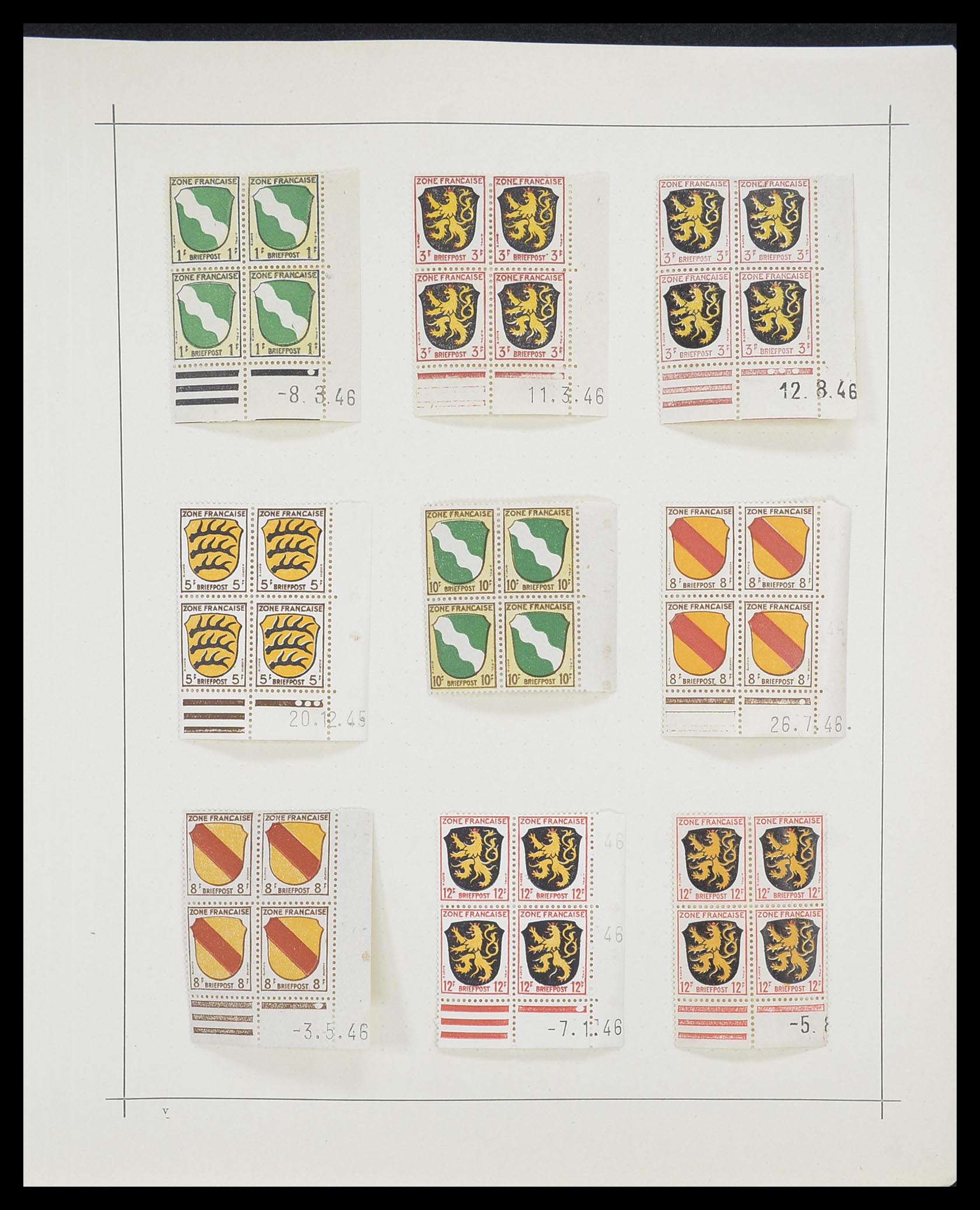33361 084 - Postzegelverzameling 33361 Duitsland 1945-1955.
