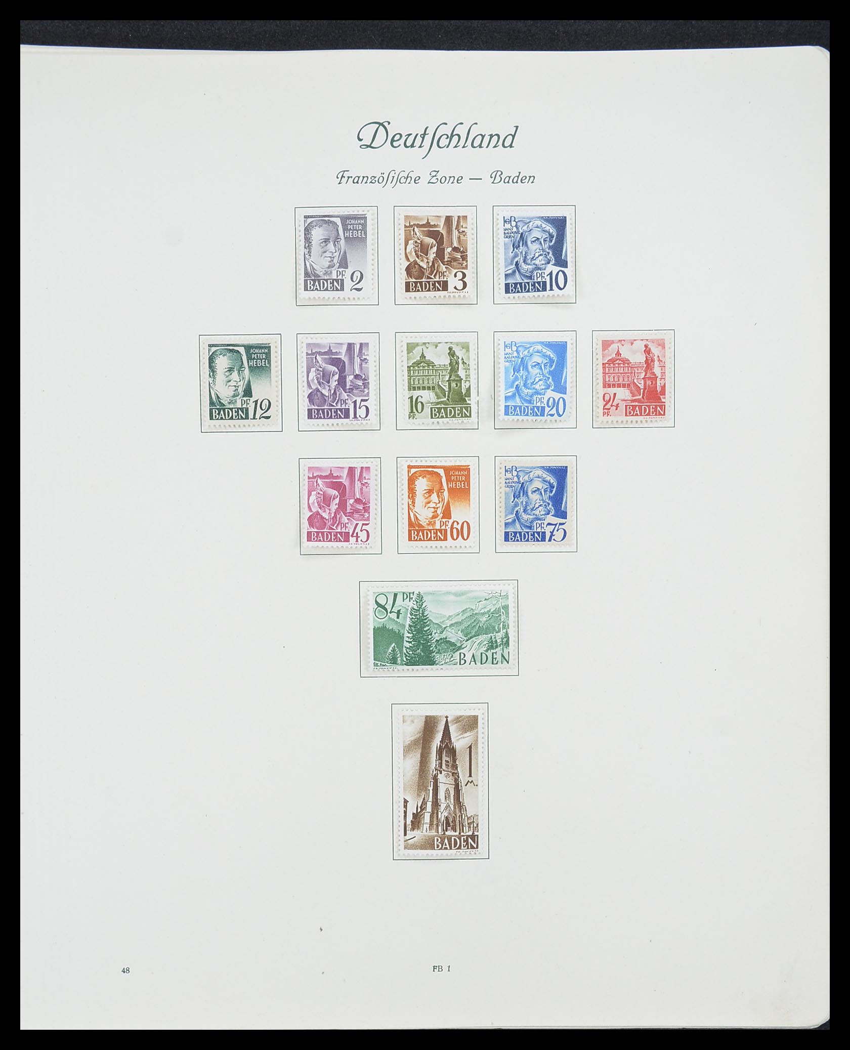 33361 087 - Postzegelverzameling 33361 Duitsland 1945-1955.