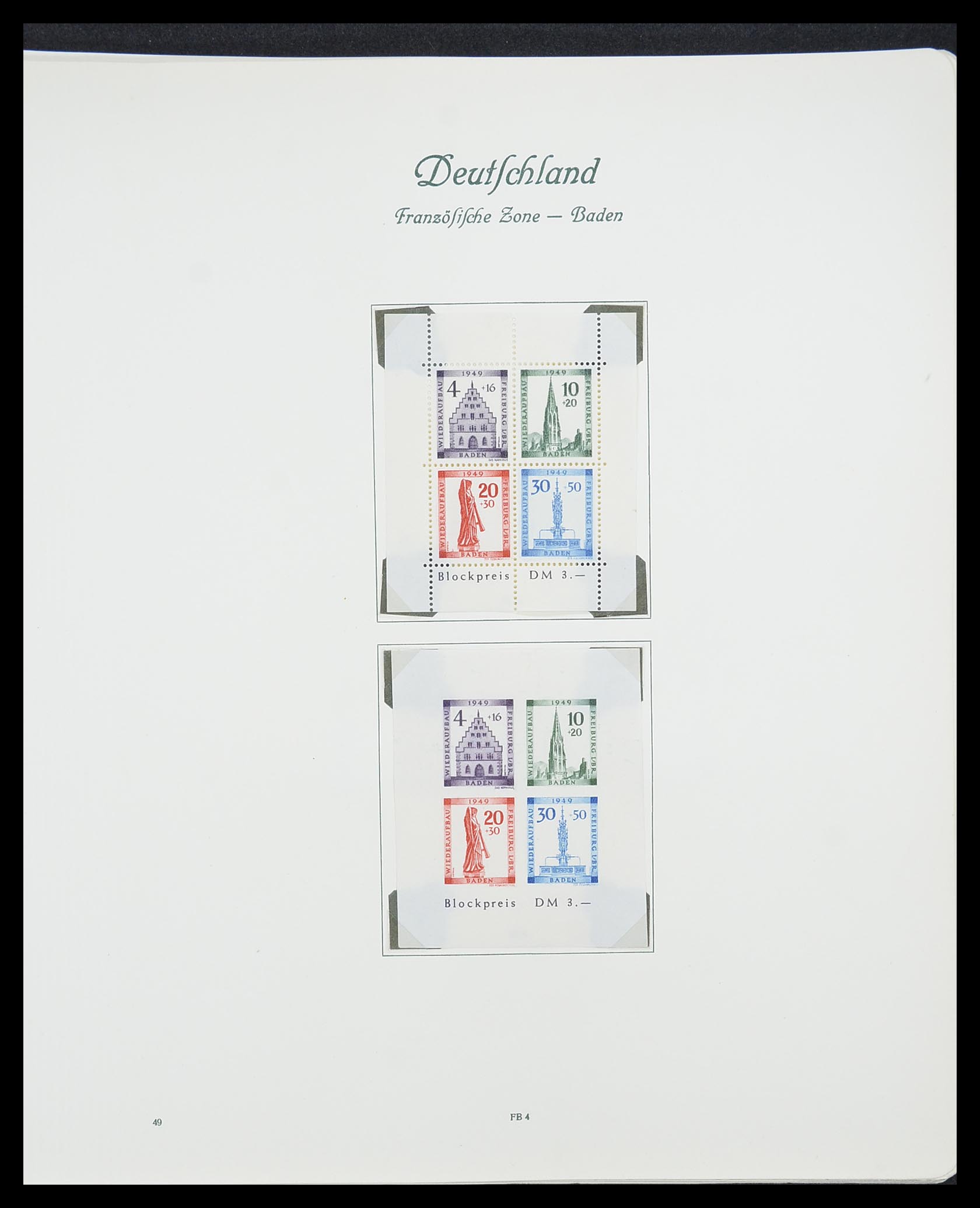 33361 092 - Postzegelverzameling 33361 Duitsland 1945-1955.