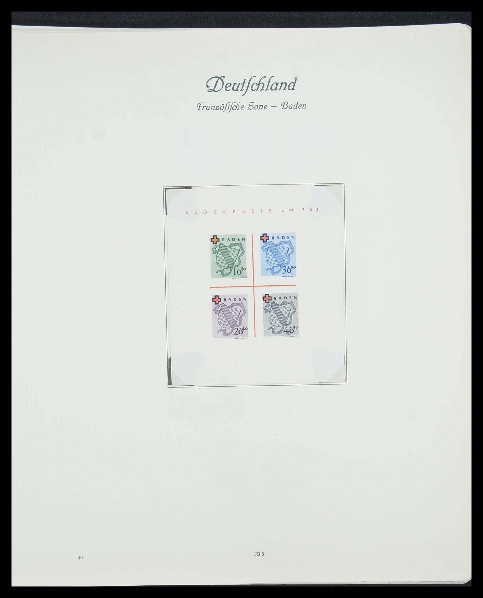 33361 093 - Postzegelverzameling 33361 Duitsland 1945-1955.