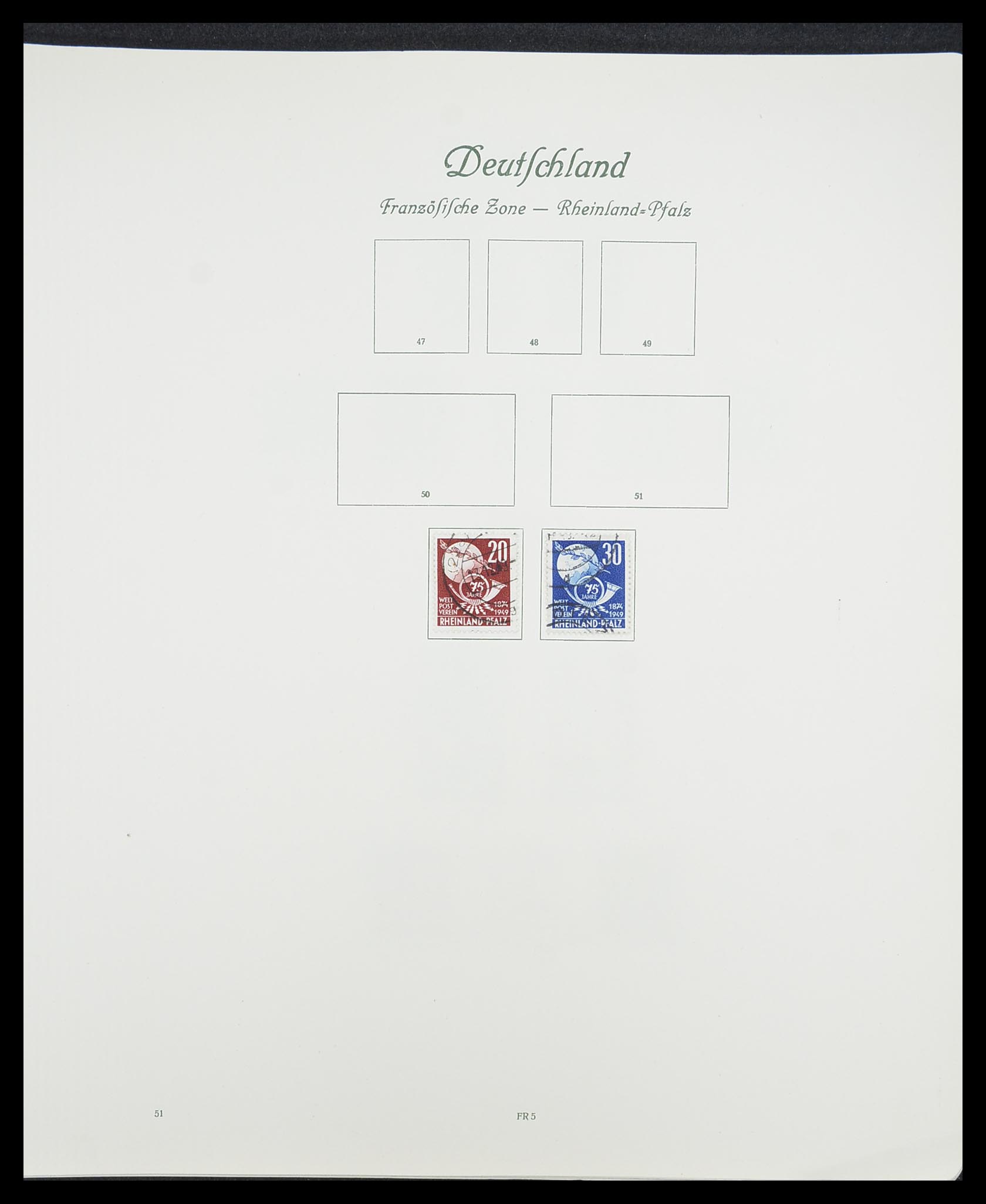 33361 103 - Postzegelverzameling 33361 Duitsland 1945-1955.
