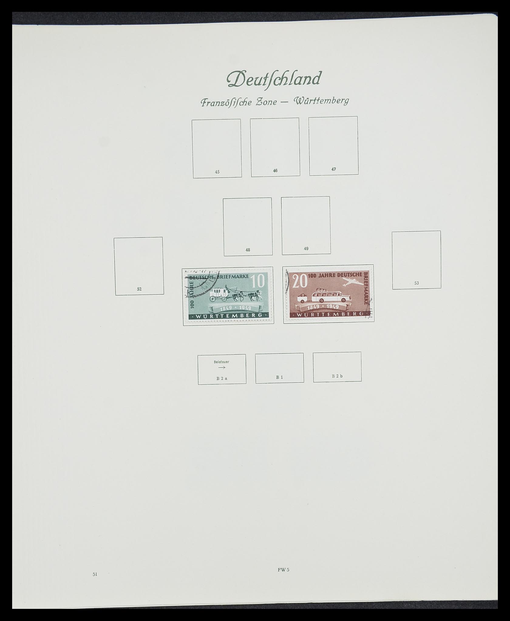 33361 111 - Stamp collection 33361 Germany 1945-1955.