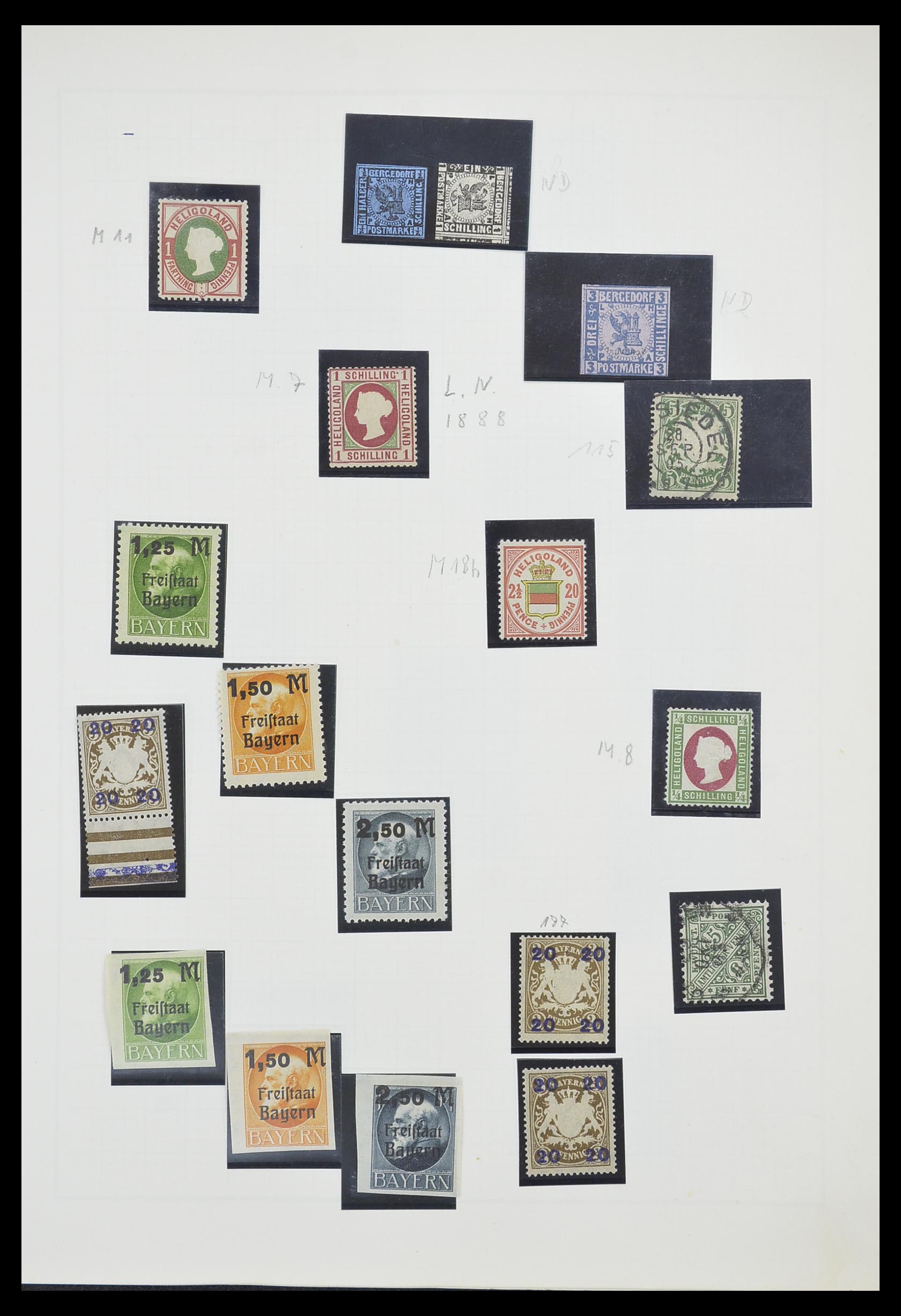 33363 001 - Postzegelverzameling 33363 Duitsland 1850-1960.