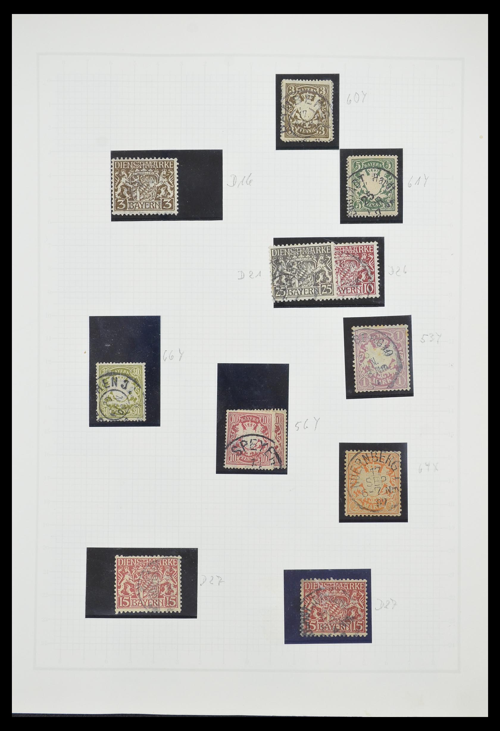 33363 002 - Postzegelverzameling 33363 Duitsland 1850-1960.