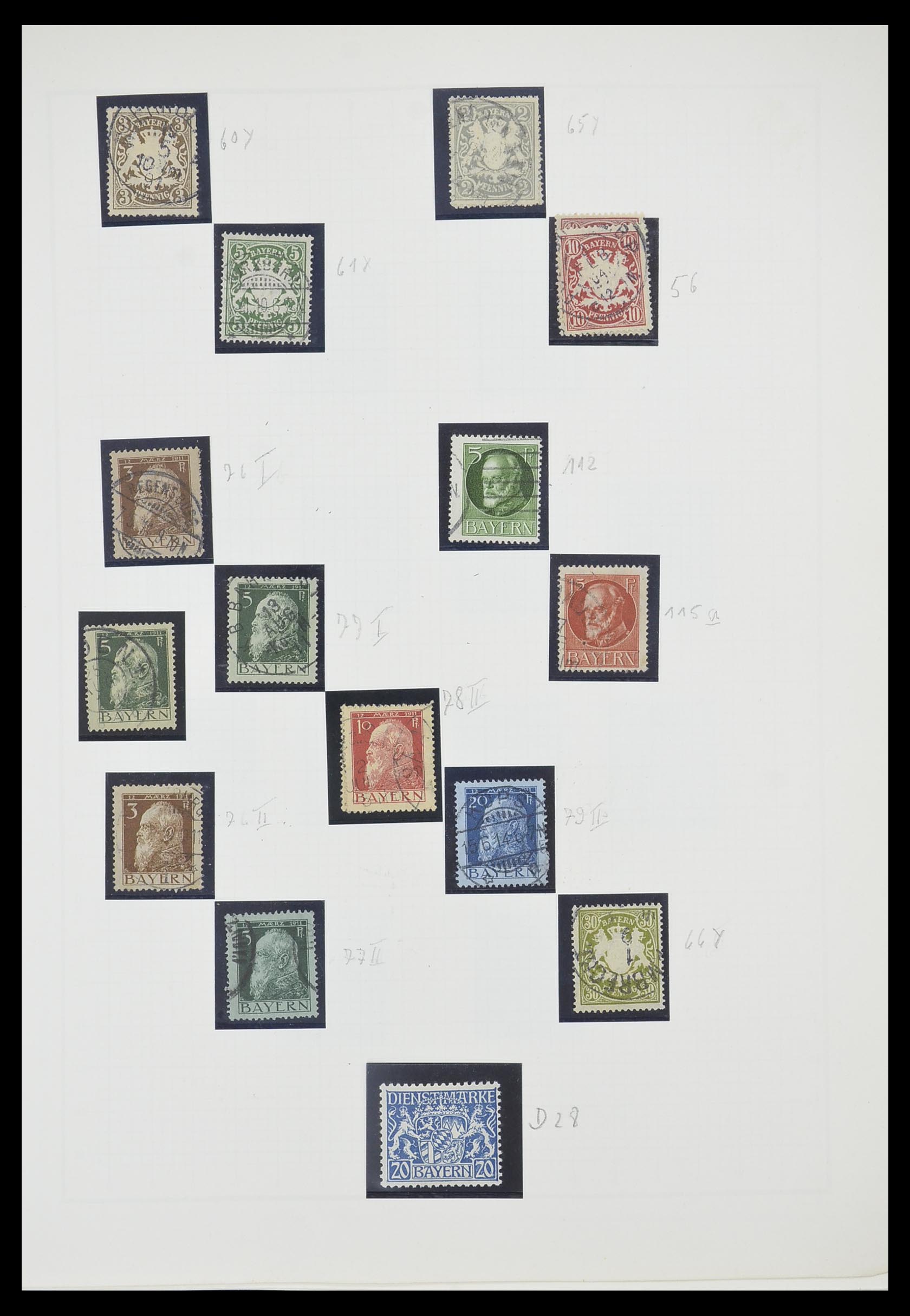 33363 016 - Postzegelverzameling 33363 Duitsland 1850-1960.