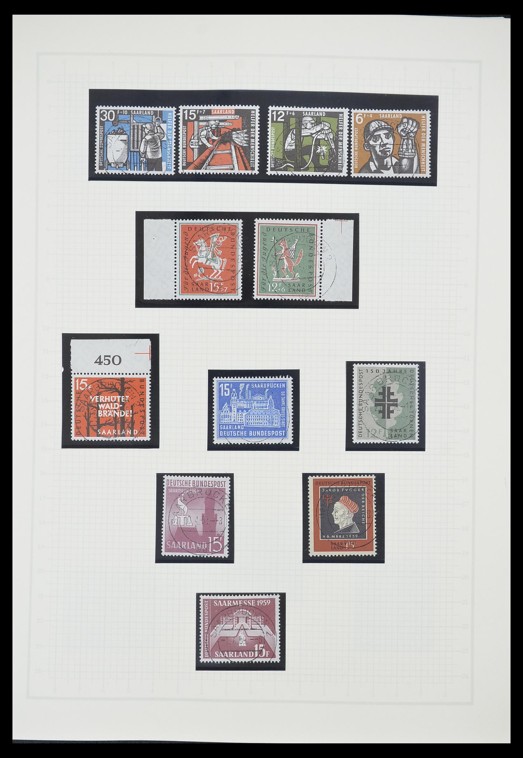 33363 023 - Postzegelverzameling 33363 Duitsland 1850-1960.