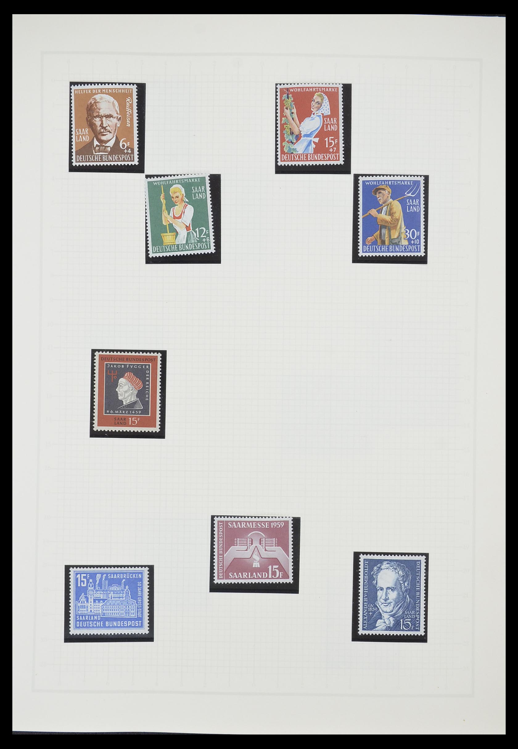 33363 024 - Postzegelverzameling 33363 Duitsland 1850-1960.