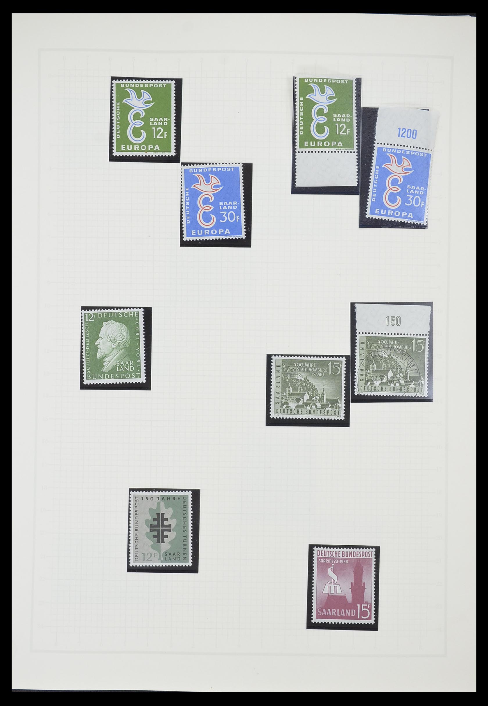 33363 025 - Postzegelverzameling 33363 Duitsland 1850-1960.