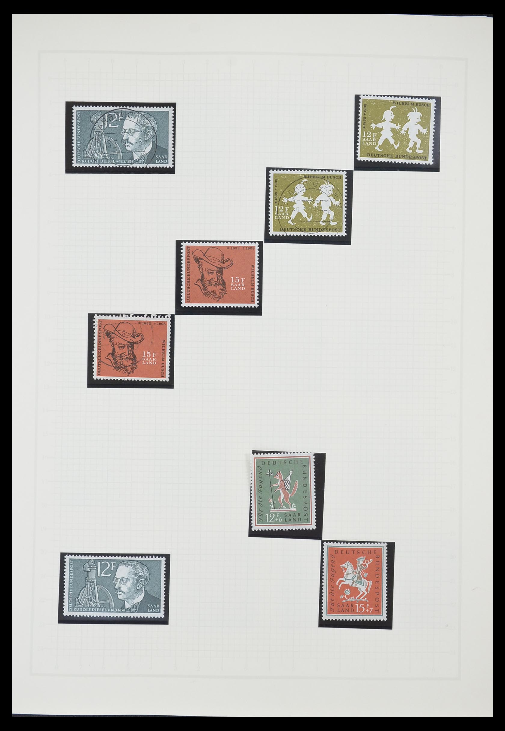 33363 026 - Postzegelverzameling 33363 Duitsland 1850-1960.