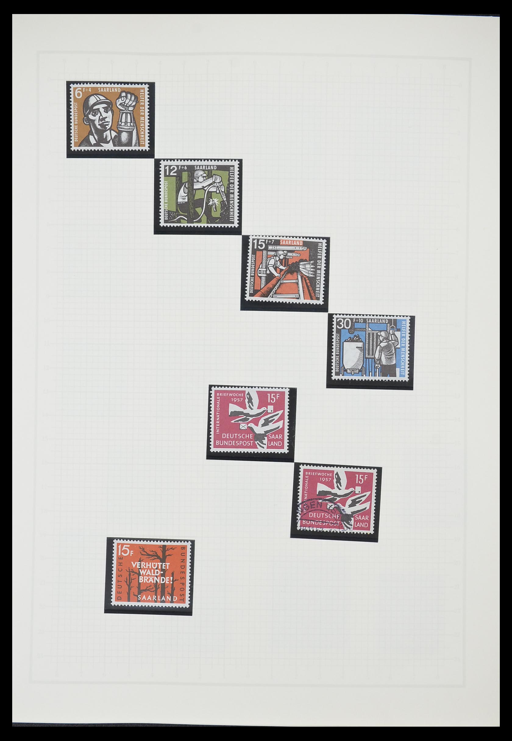 33363 029 - Postzegelverzameling 33363 Duitsland 1850-1960.