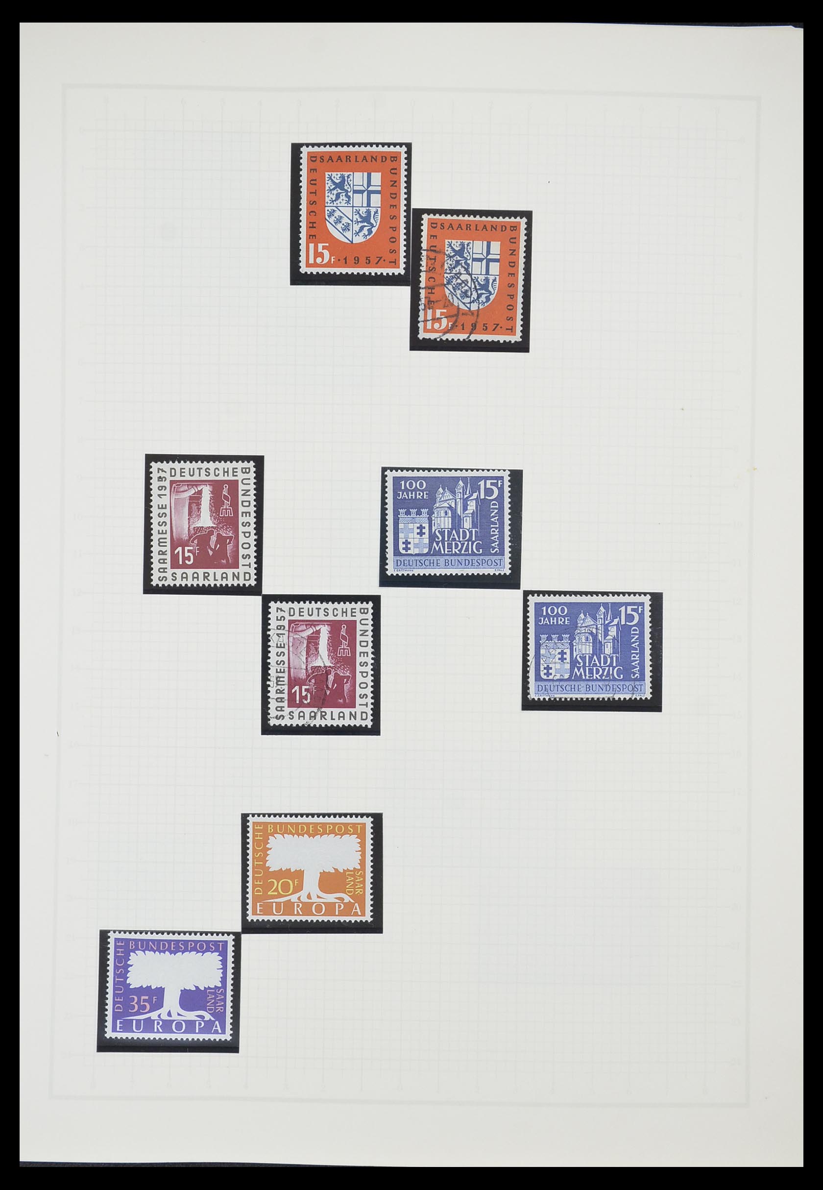 33363 030 - Postzegelverzameling 33363 Duitsland 1850-1960.
