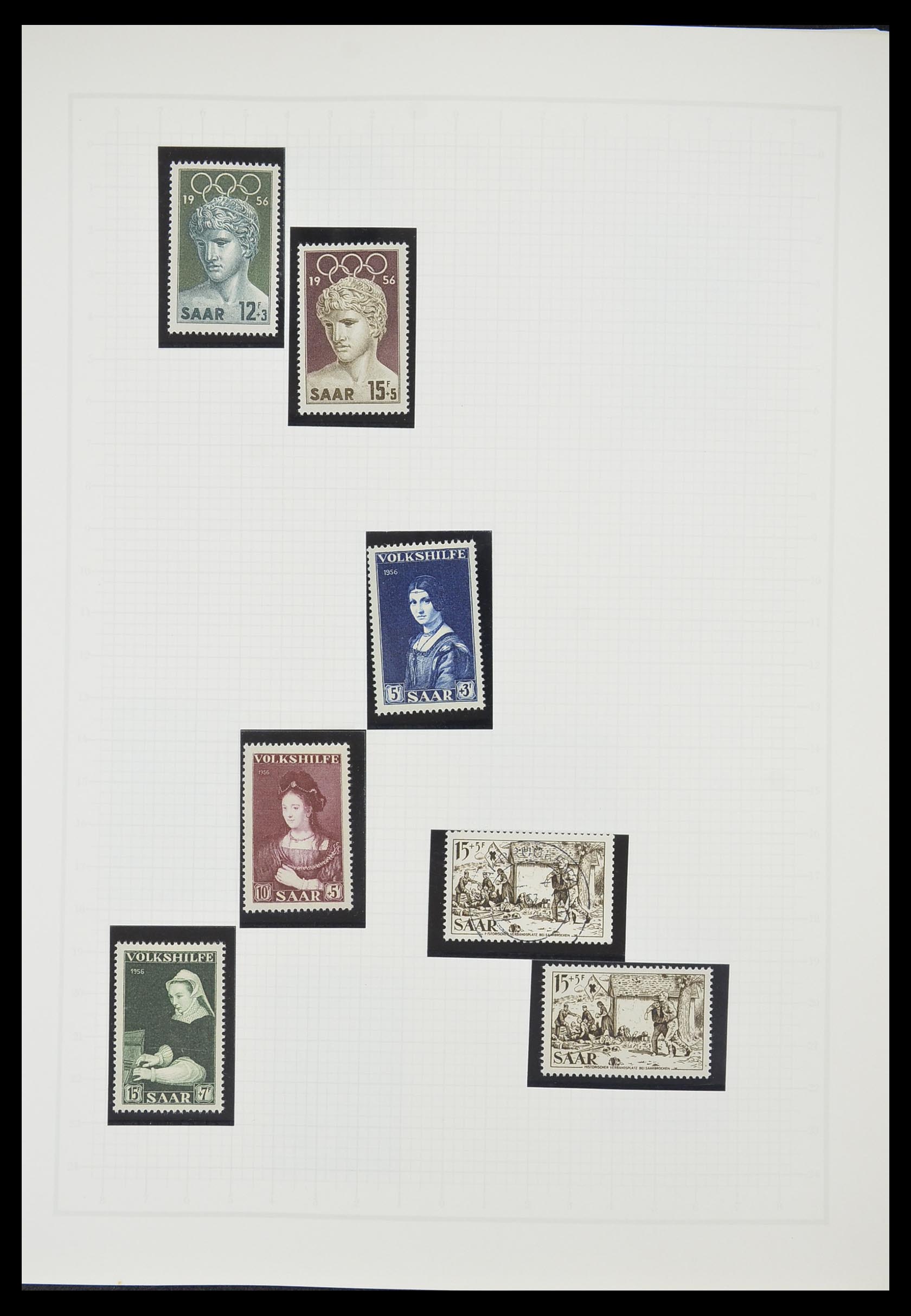 33363 031 - Postzegelverzameling 33363 Duitsland 1850-1960.