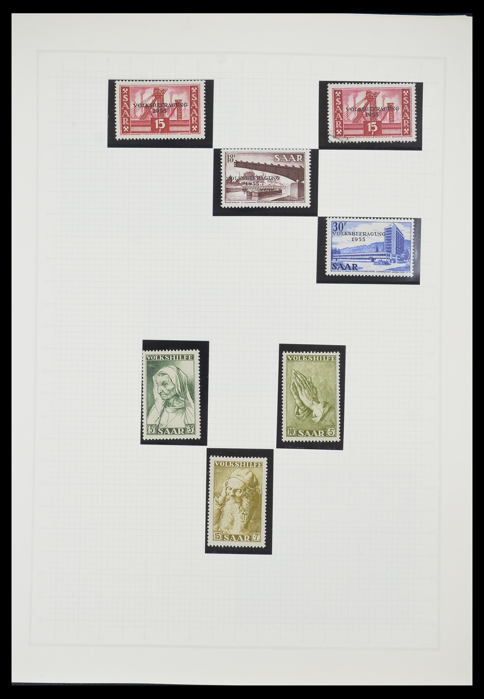 33363 033 - Postzegelverzameling 33363 Duitsland 1850-1960.