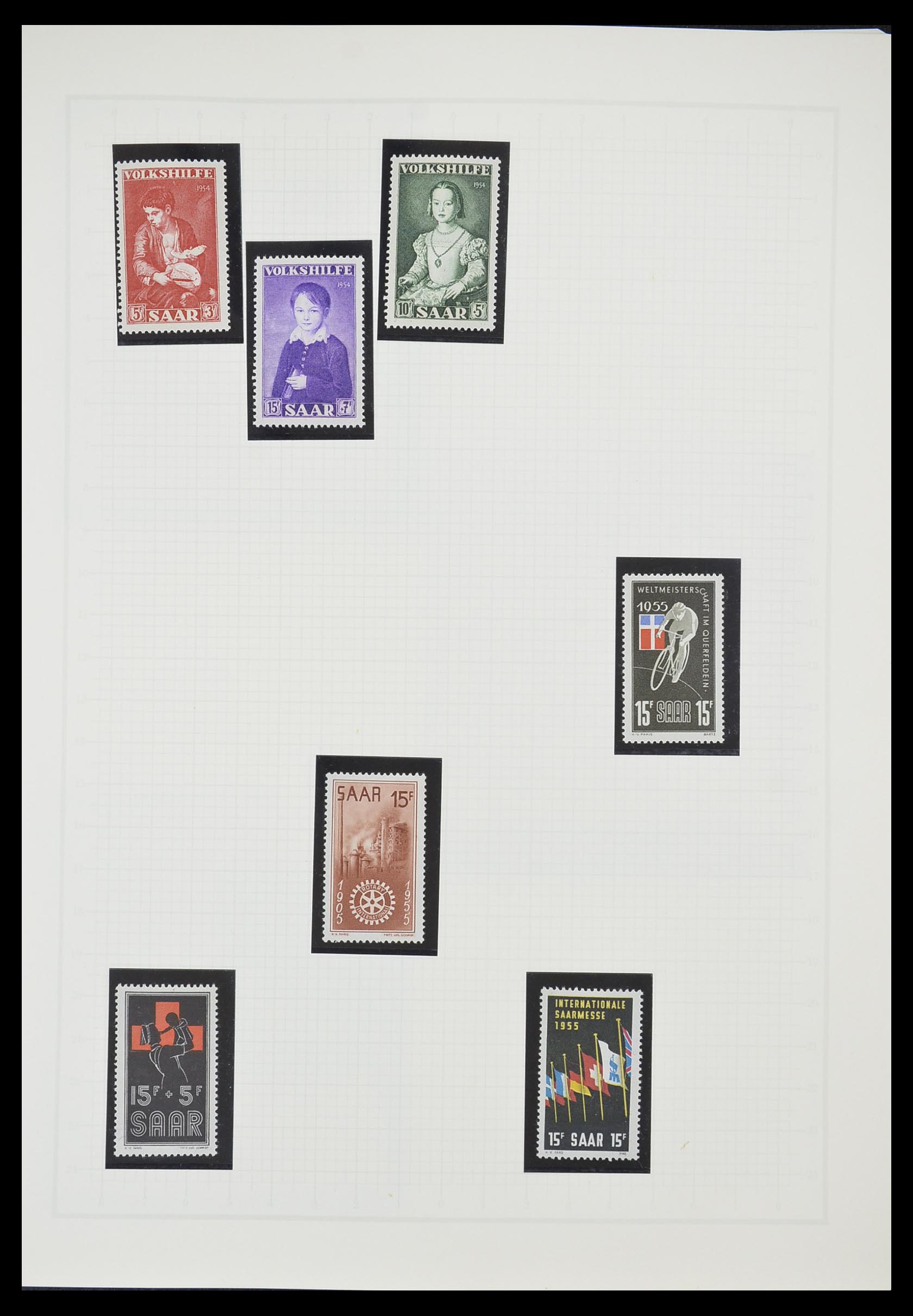 33363 035 - Postzegelverzameling 33363 Duitsland 1850-1960.