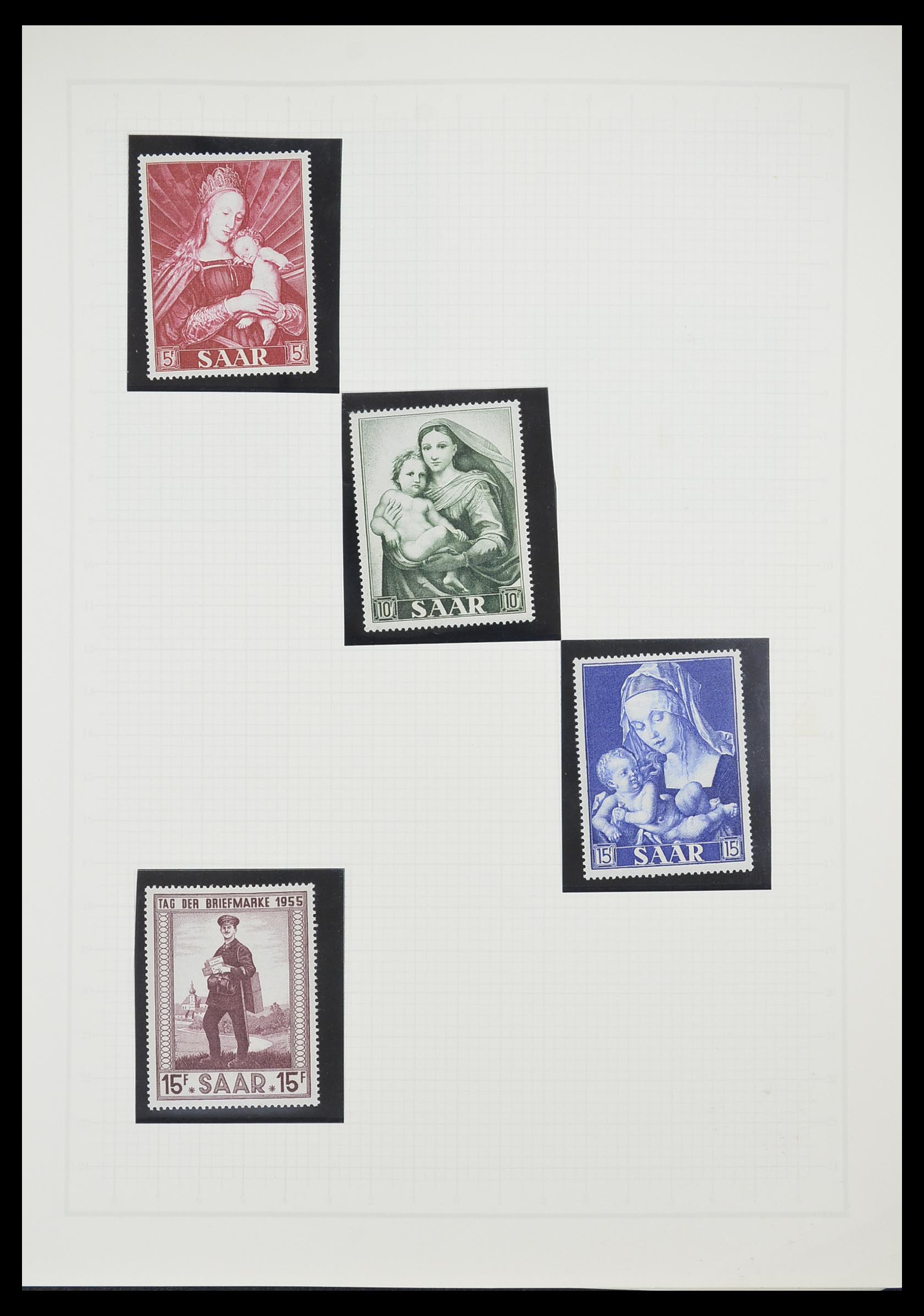 33363 037 - Postzegelverzameling 33363 Duitsland 1850-1960.