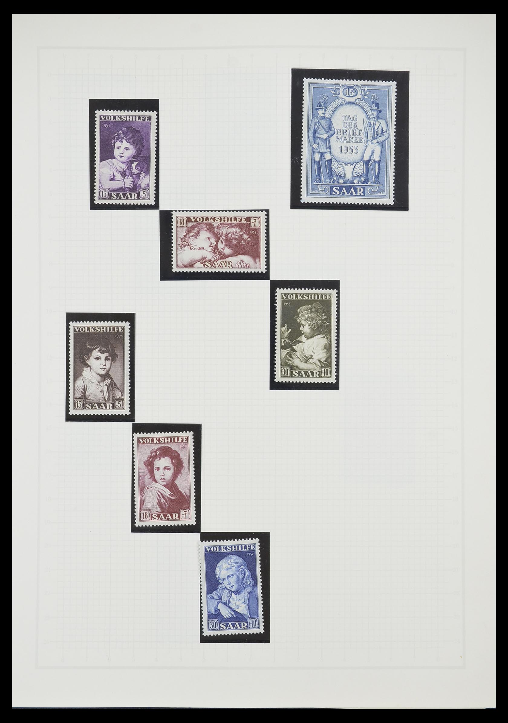 33363 040 - Postzegelverzameling 33363 Duitsland 1850-1960.