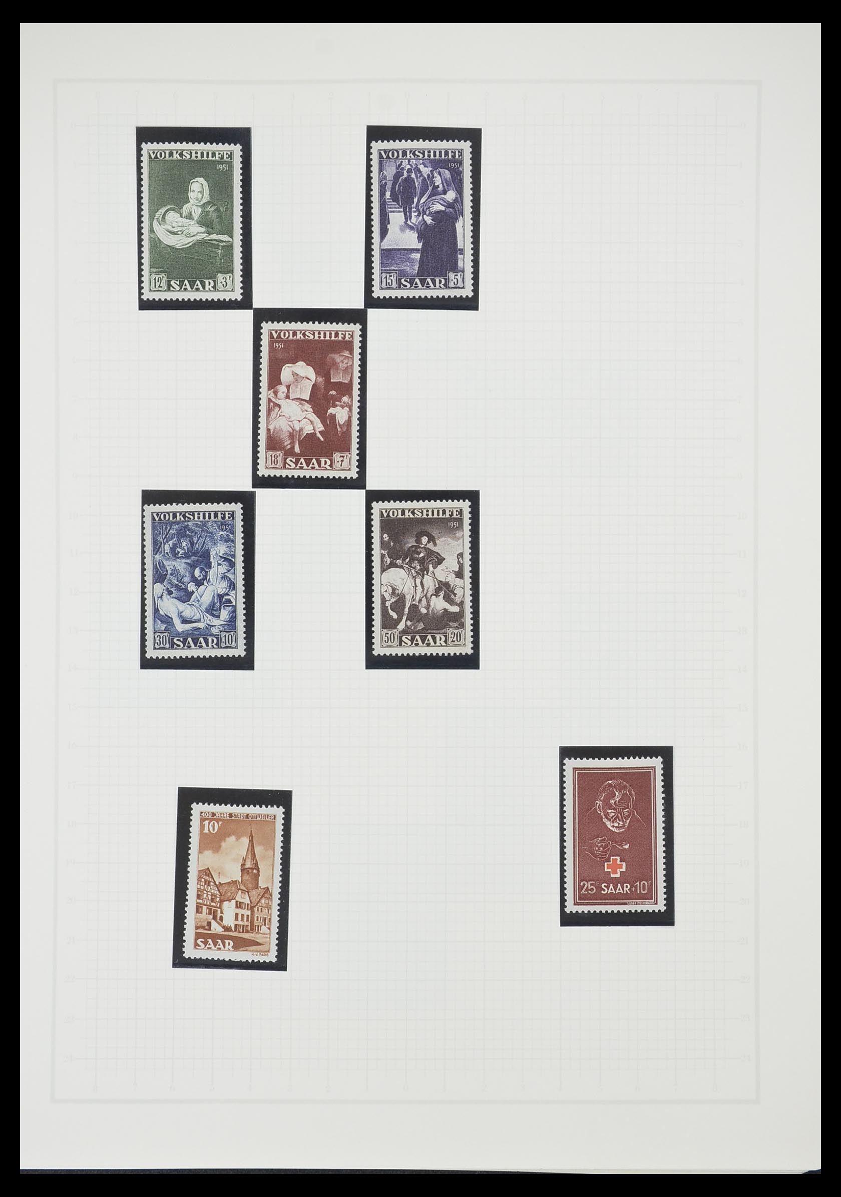 33363 047 - Postzegelverzameling 33363 Duitsland 1850-1960.