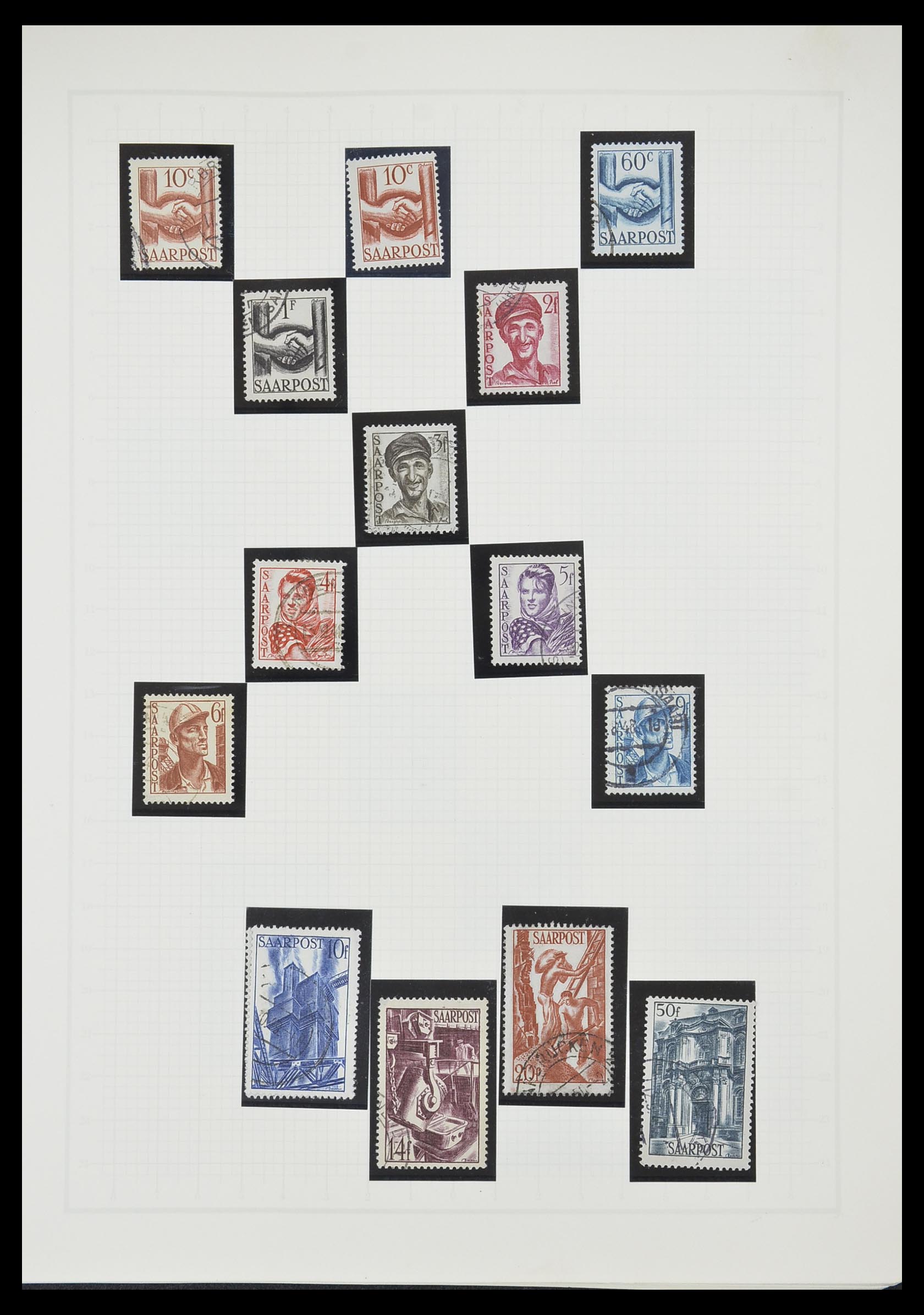 33363 054 - Postzegelverzameling 33363 Duitsland 1850-1960.