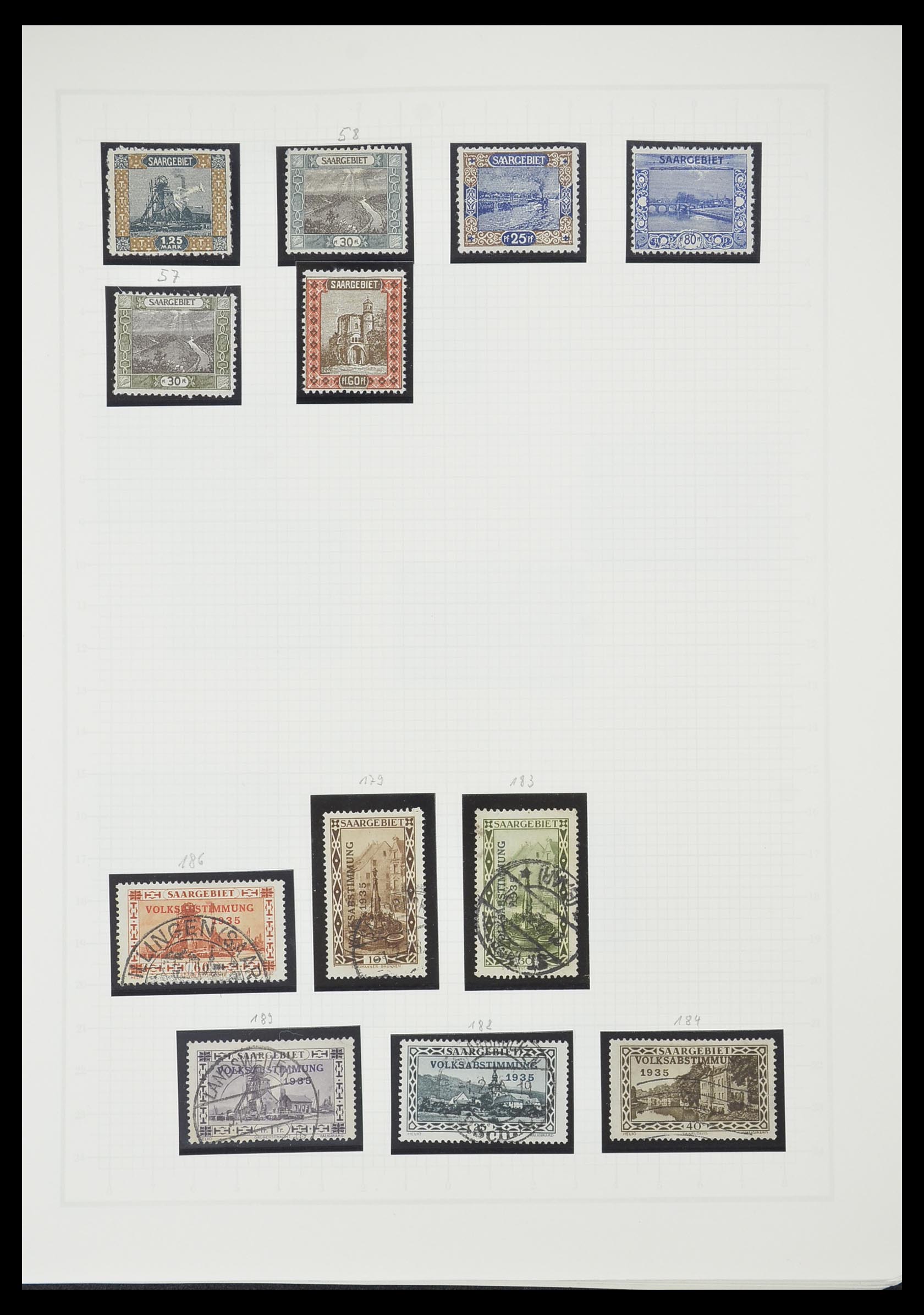33363 060 - Postzegelverzameling 33363 Duitsland 1850-1960.