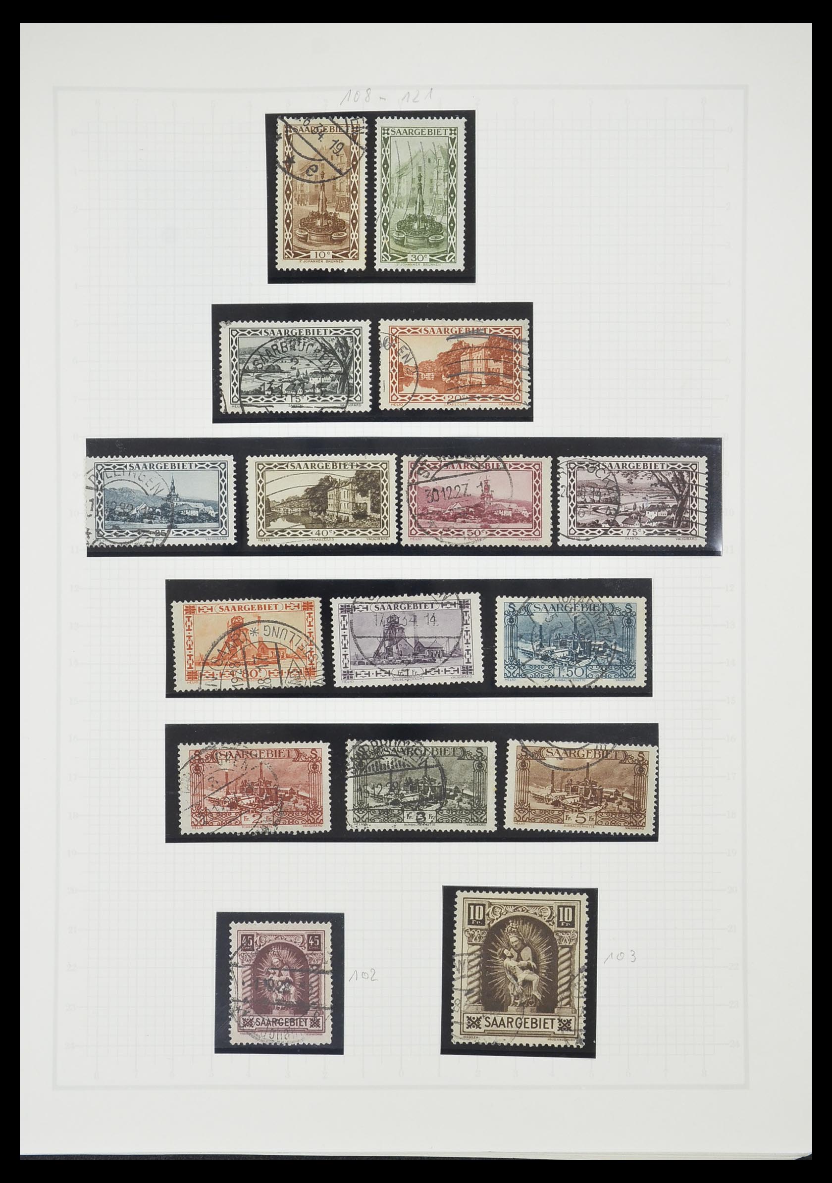 33363 062 - Postzegelverzameling 33363 Duitsland 1850-1960.