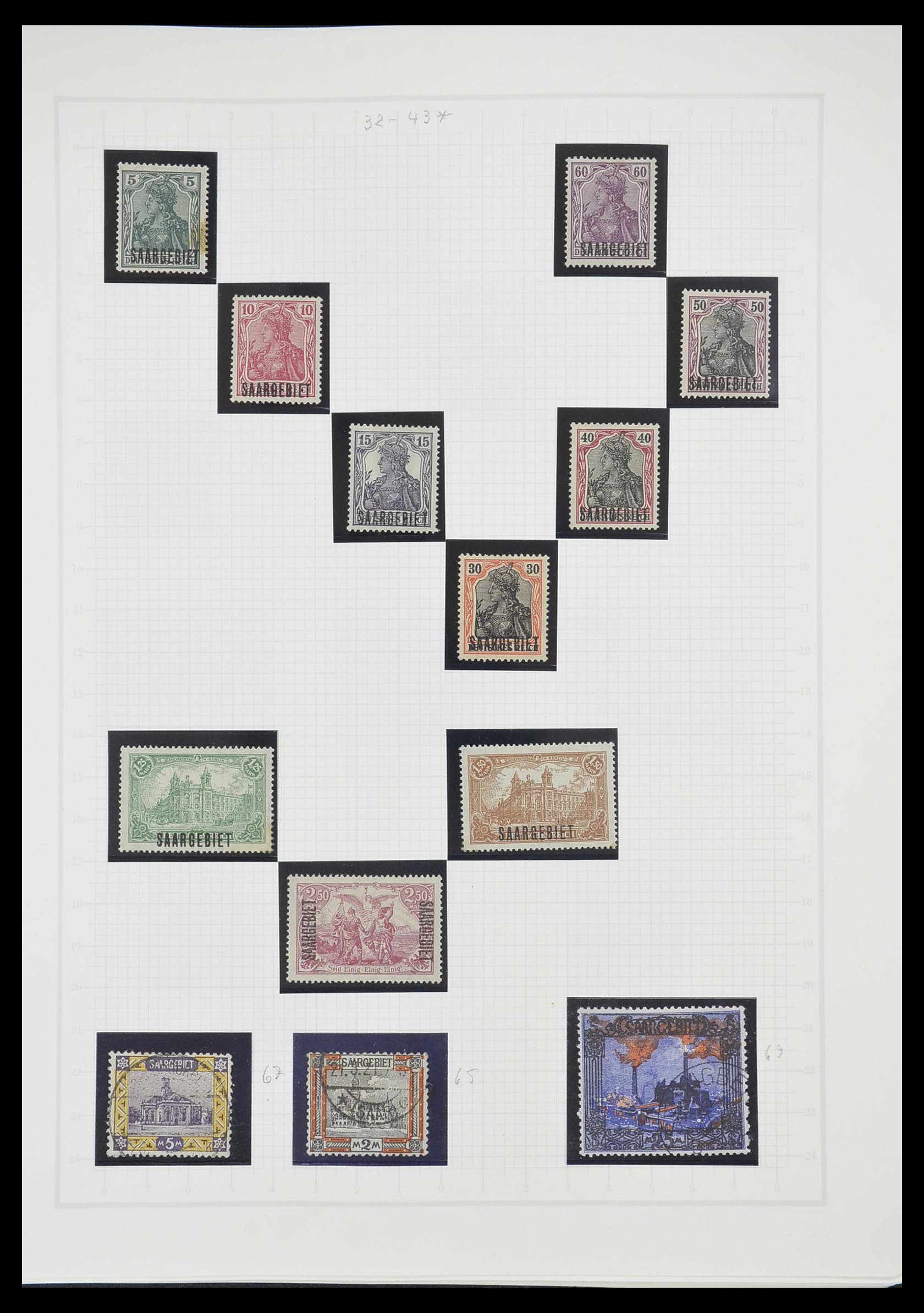 33363 067 - Postzegelverzameling 33363 Duitsland 1850-1960.