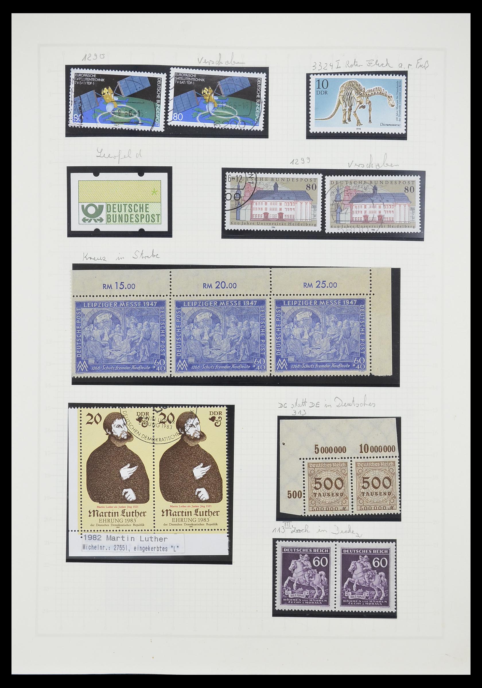 33363 077 - Postzegelverzameling 33363 Duitsland 1850-1960.