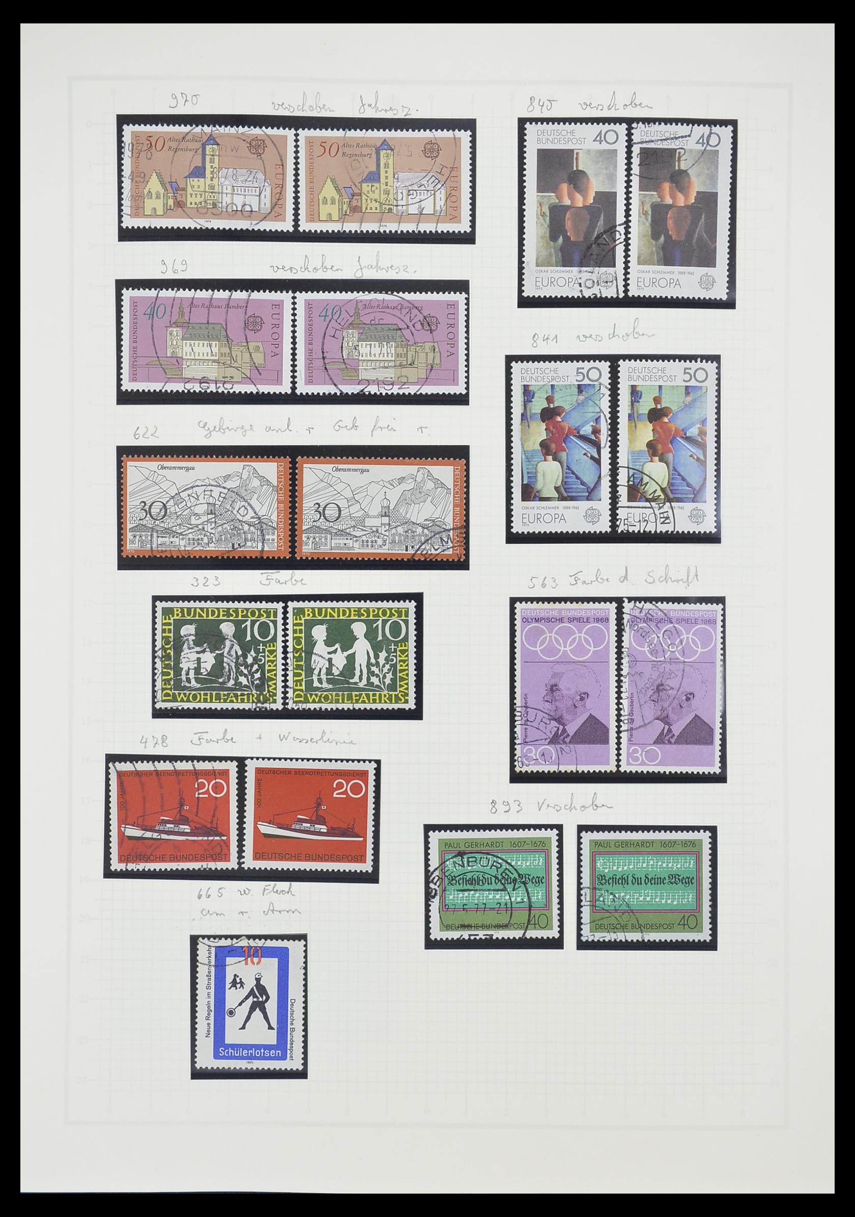 33363 078 - Stamp collection 33363 Germany 1850-1960.