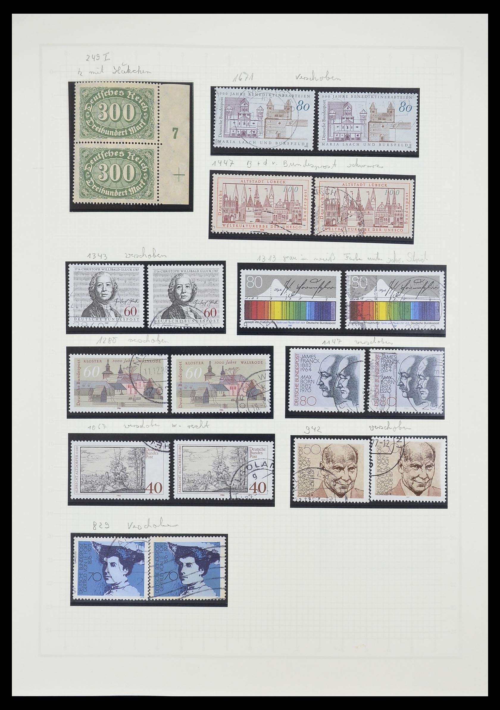 33363 079 - Stamp collection 33363 Germany 1850-1960.