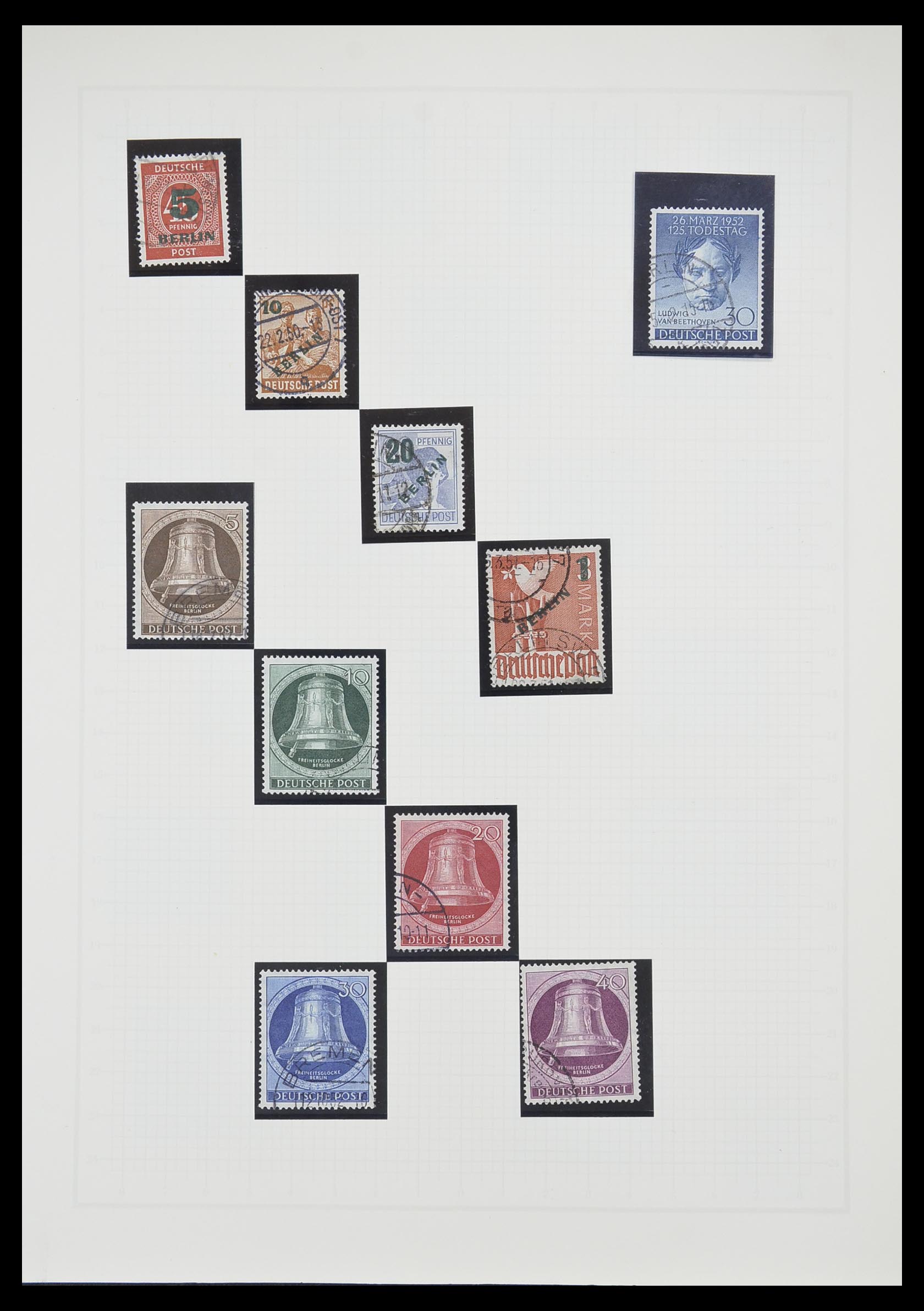 33363 092 - Postzegelverzameling 33363 Duitsland 1850-1960.